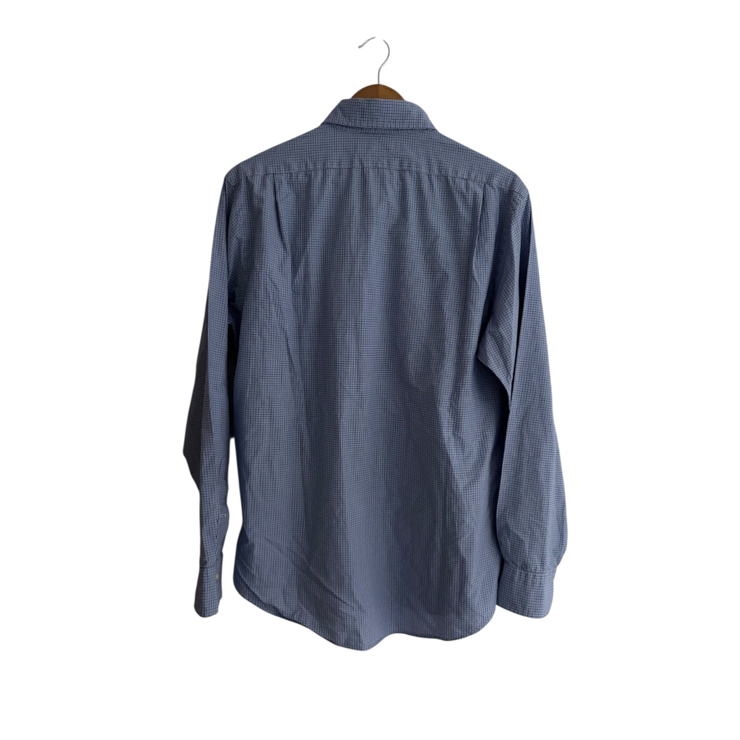 👕 Cămașă vintage Ralph Lauren / Light Blue Stanton Checked (Mărime L Bărbați) - anbracaminte
