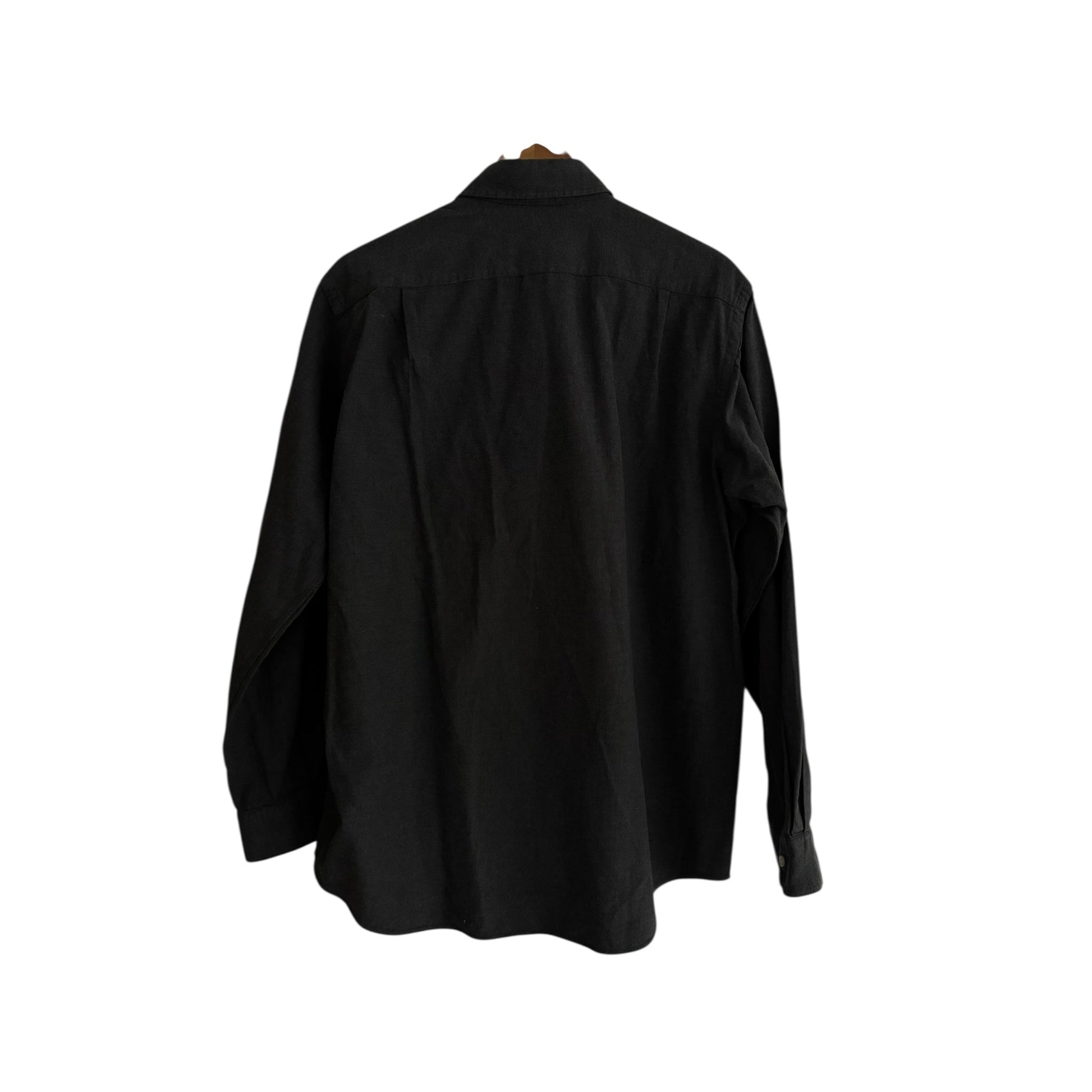 👔 Cămașă vintage Ralph Lauren Westerton gri închis (Mărime L) - anbracaminte