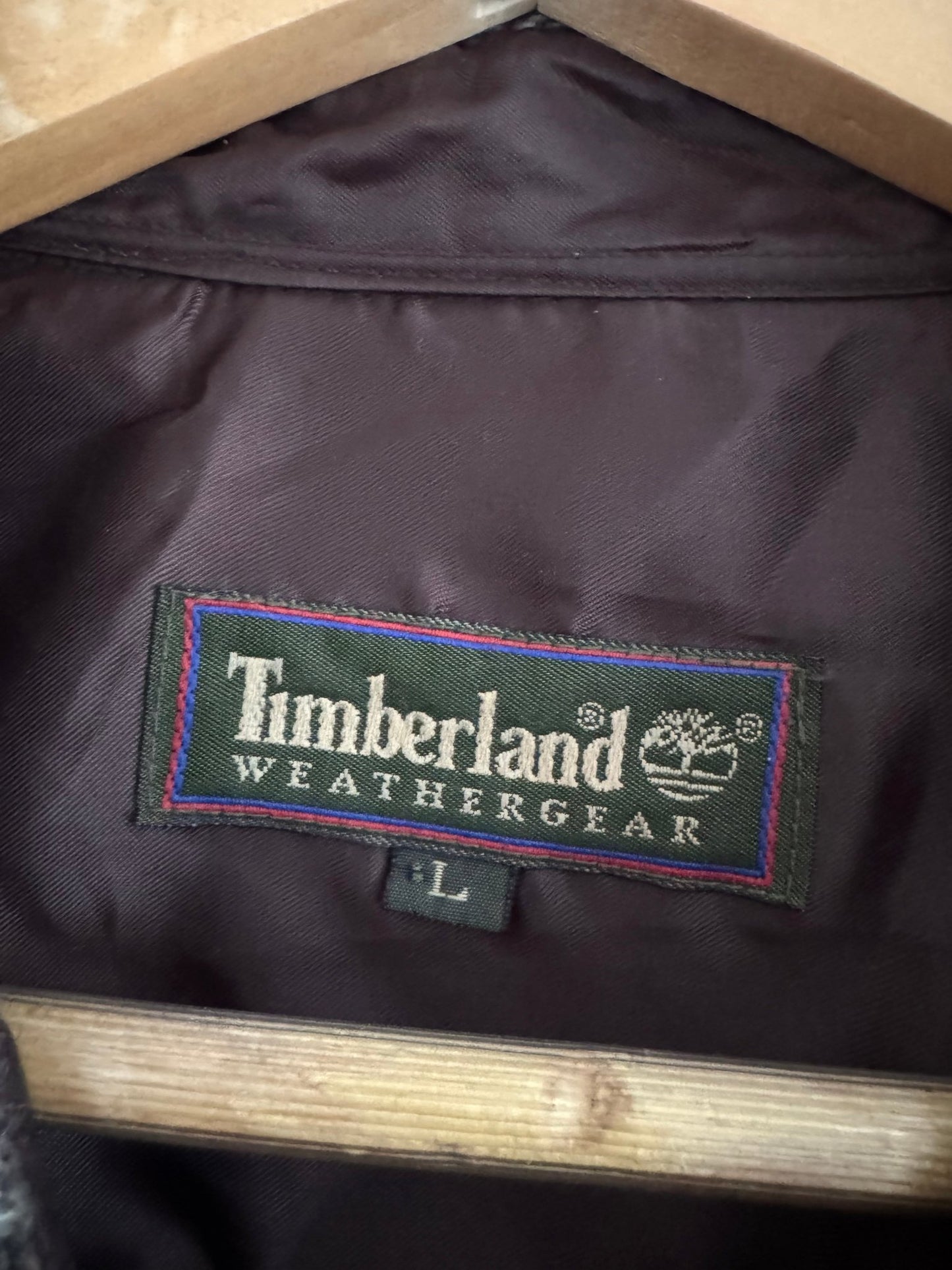 🪵 Cămașă Vintage Timberland din Lână – Mărime L Bărbați - anbracaminte