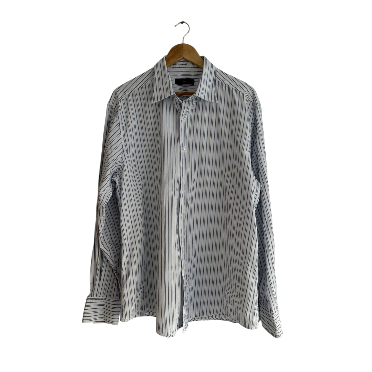 👔 Cămașă Vintage Zegna Albă cu Dungi – Mărime XL - anbracaminte