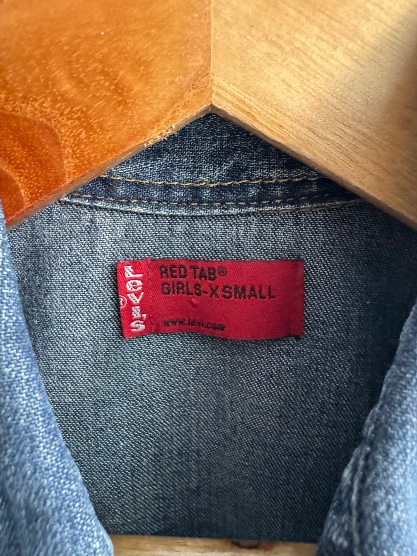 🤠 Cămașă Y2K Damă Levi’s Red Tab Denim – XS - anbracaminte
