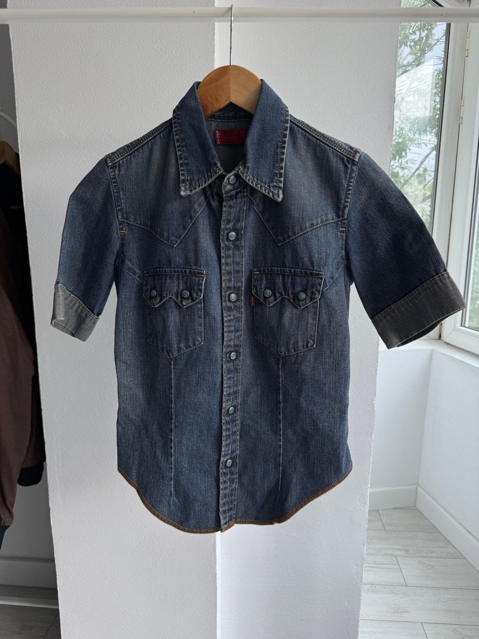 🤠 Cămașă Y2K Damă Levi’s Red Tab Denim – XS - anbracaminte