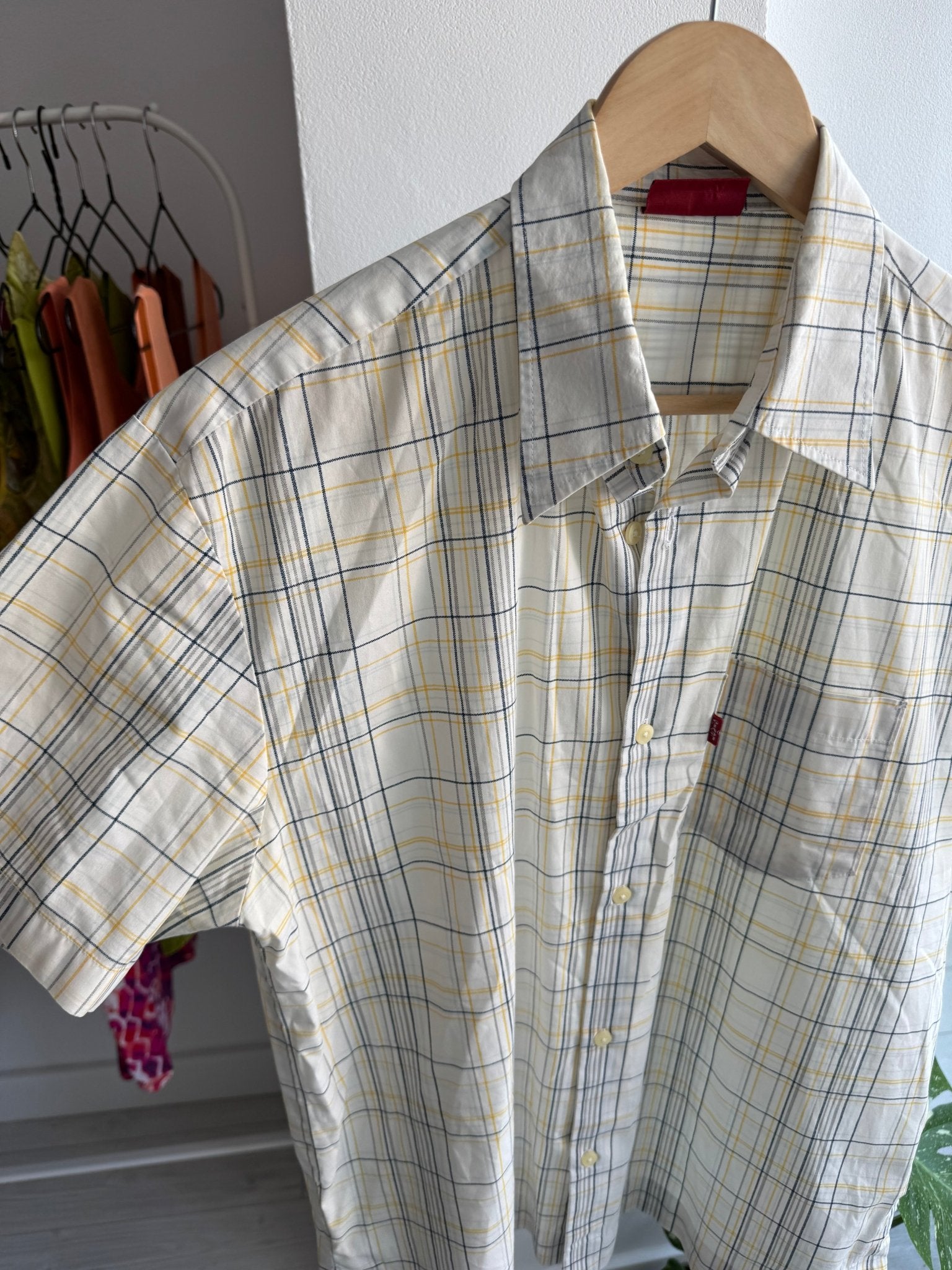 👕 Cămașă Y2K Levi’s Red Tab Carouri Bărbați – M - anbracaminte