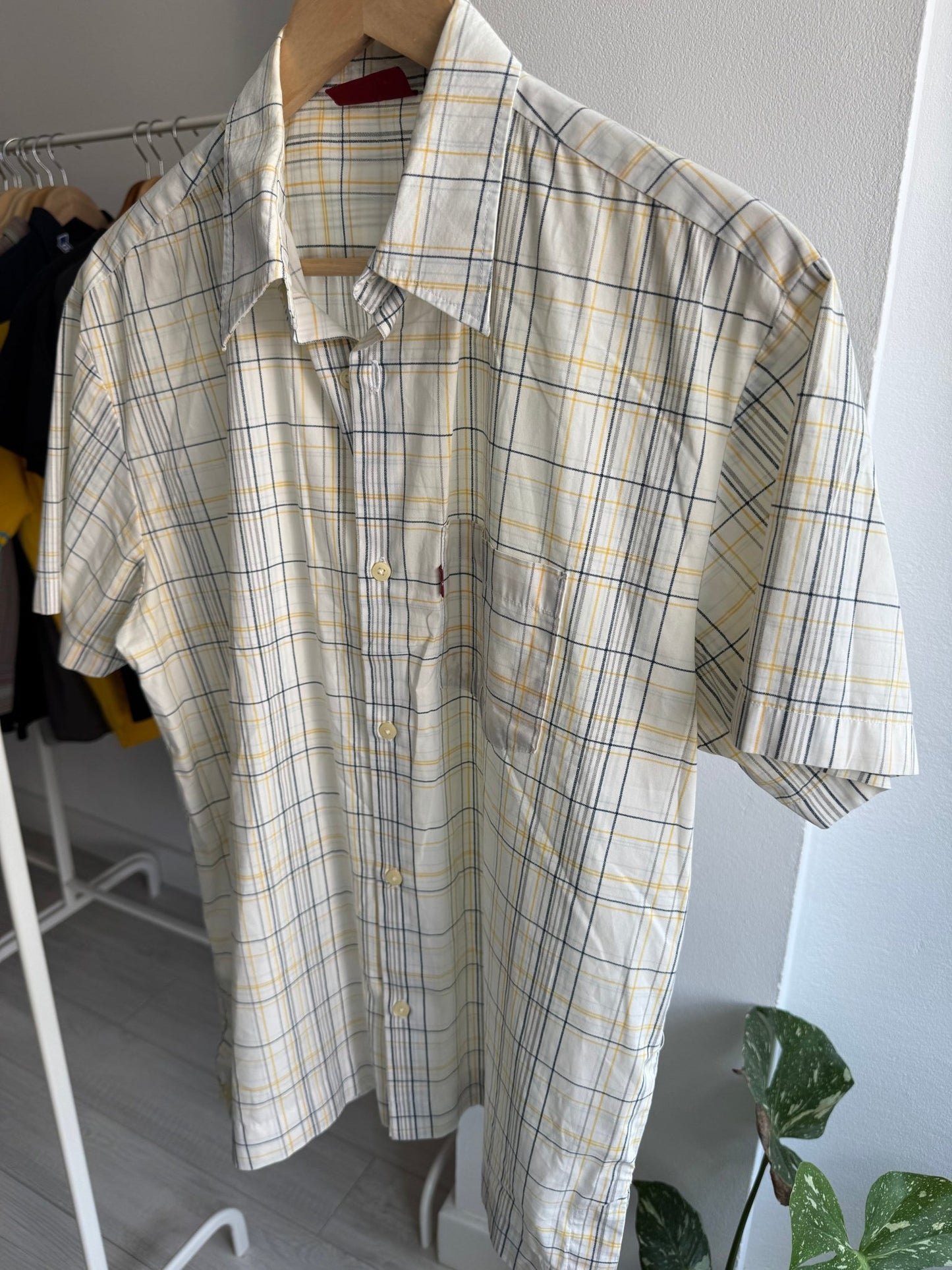 👕 Cămașă Y2K Levi’s Red Tab Carouri Bărbați – M - anbracaminte