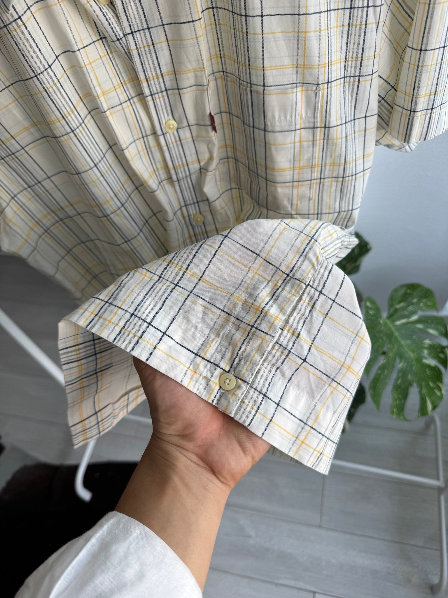 👕 Cămașă Y2K Levi’s Red Tab Carouri Bărbați – M - anbracaminte