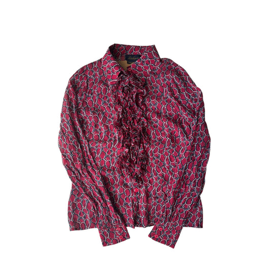 👔 Cămașă Y2K Luisa Spagnoli din Mătase cu Print – IT 42 (S/M Damă) - anbracaminte