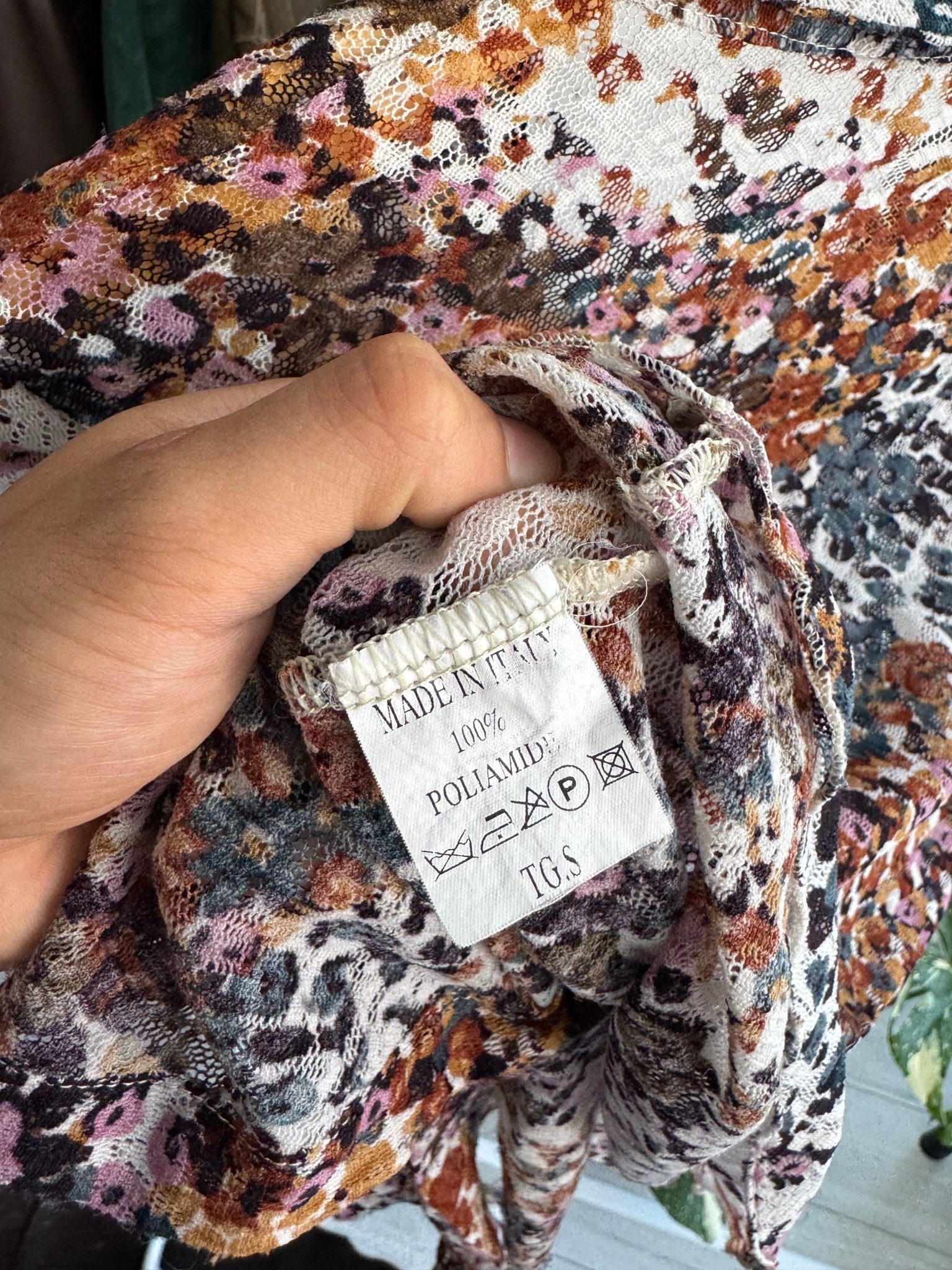 ✨ Cămașă Y2K Mesh Printed – S Damă – Made in Italy - anbracaminte