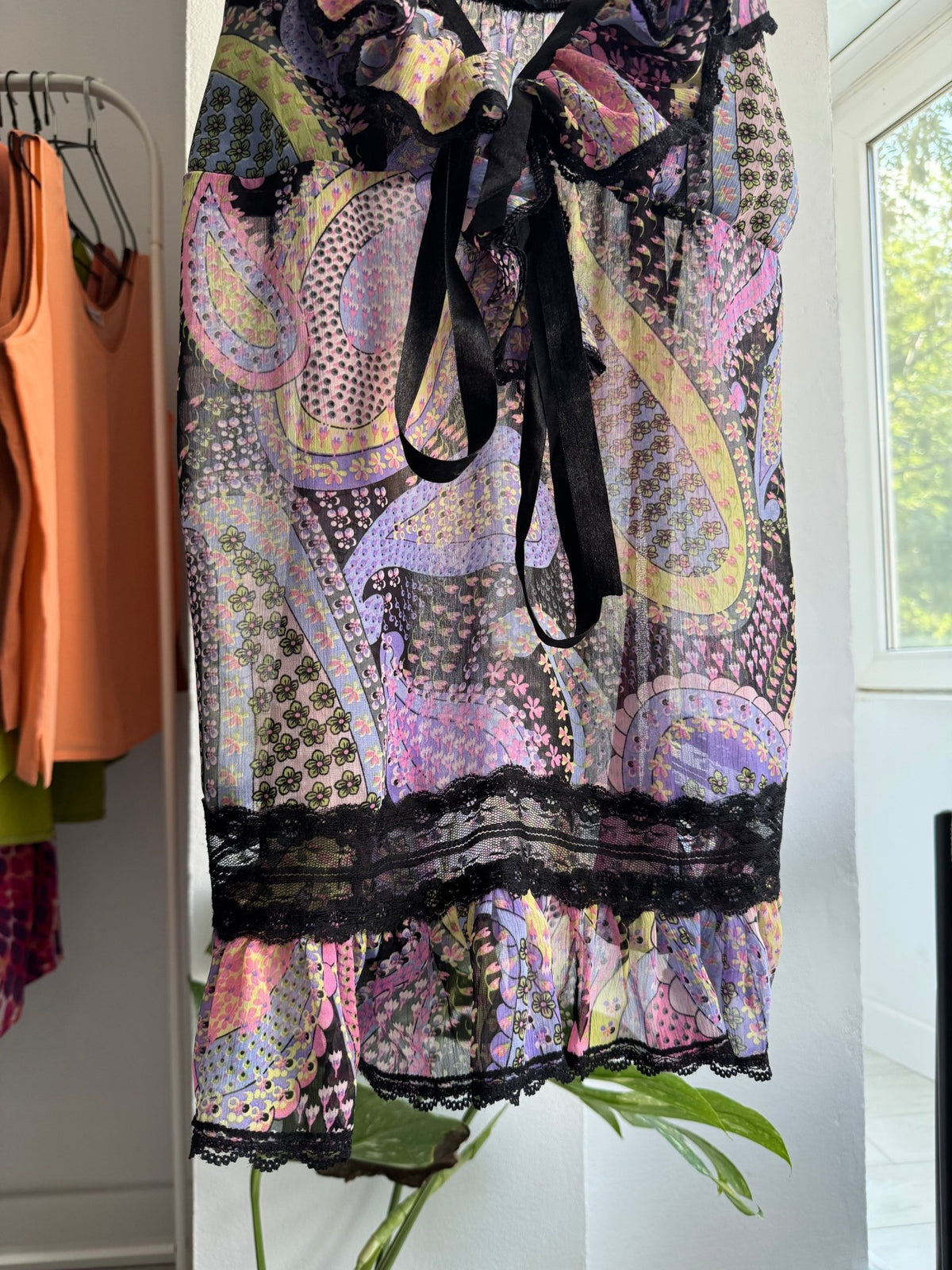 ✨ Cami Top Mesh Printed Y2K – L Damă - anbracaminte