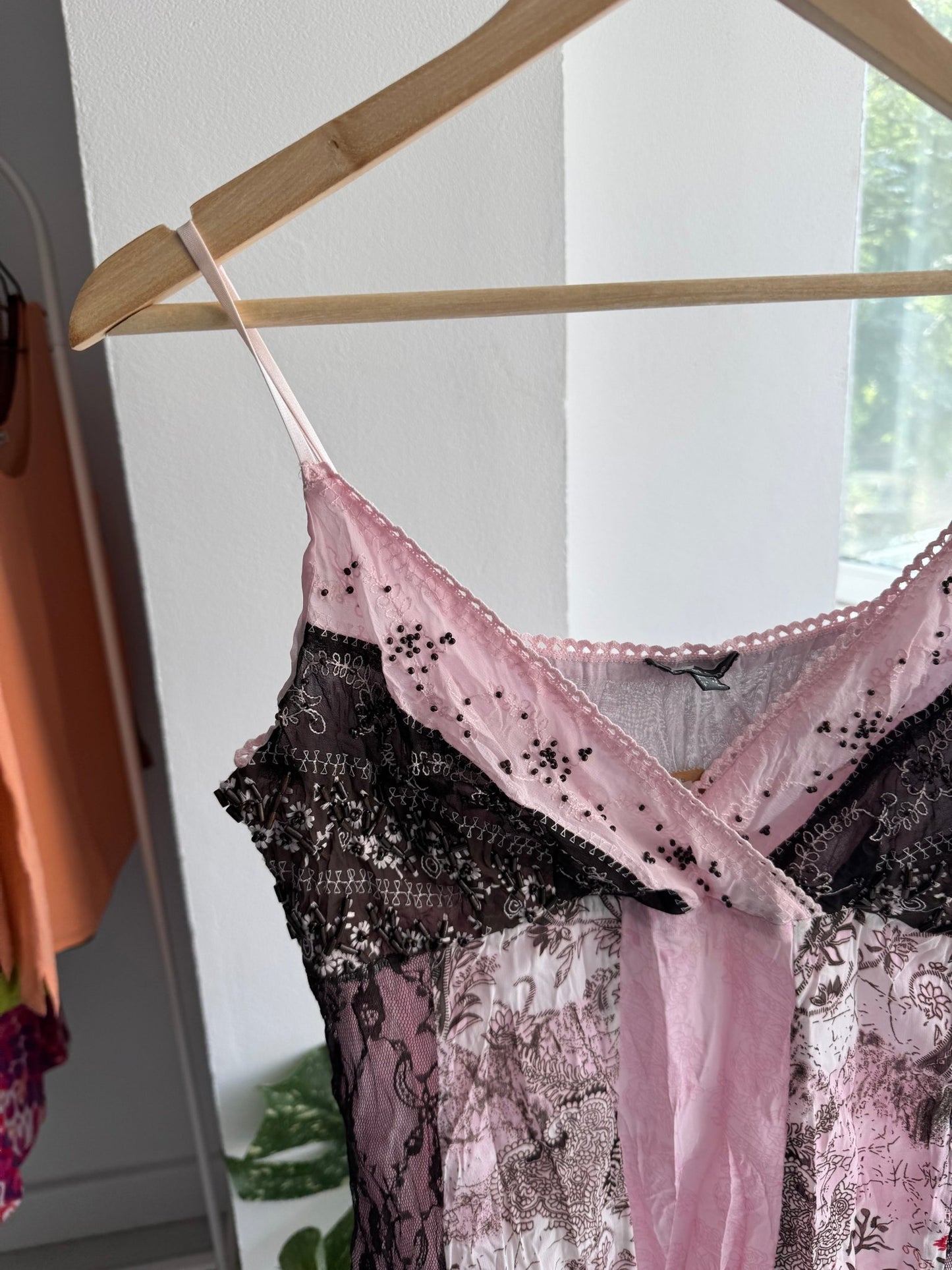 ✨ Cami Top Mesh Printed Y2K – M/L Damă - anbracaminte