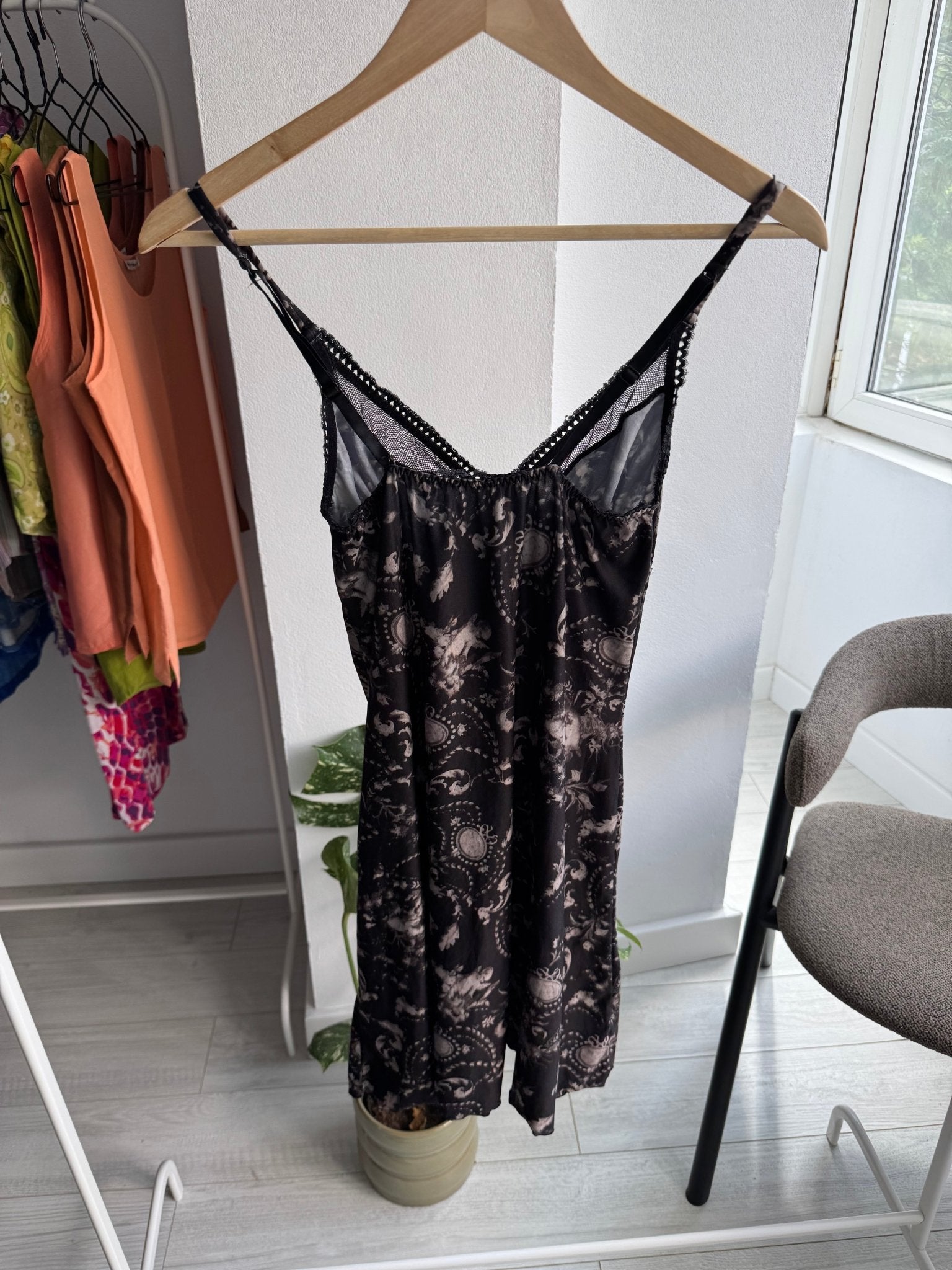 Cami Top Printed Y2K | Stretch – XS/S Damă - anbracaminte