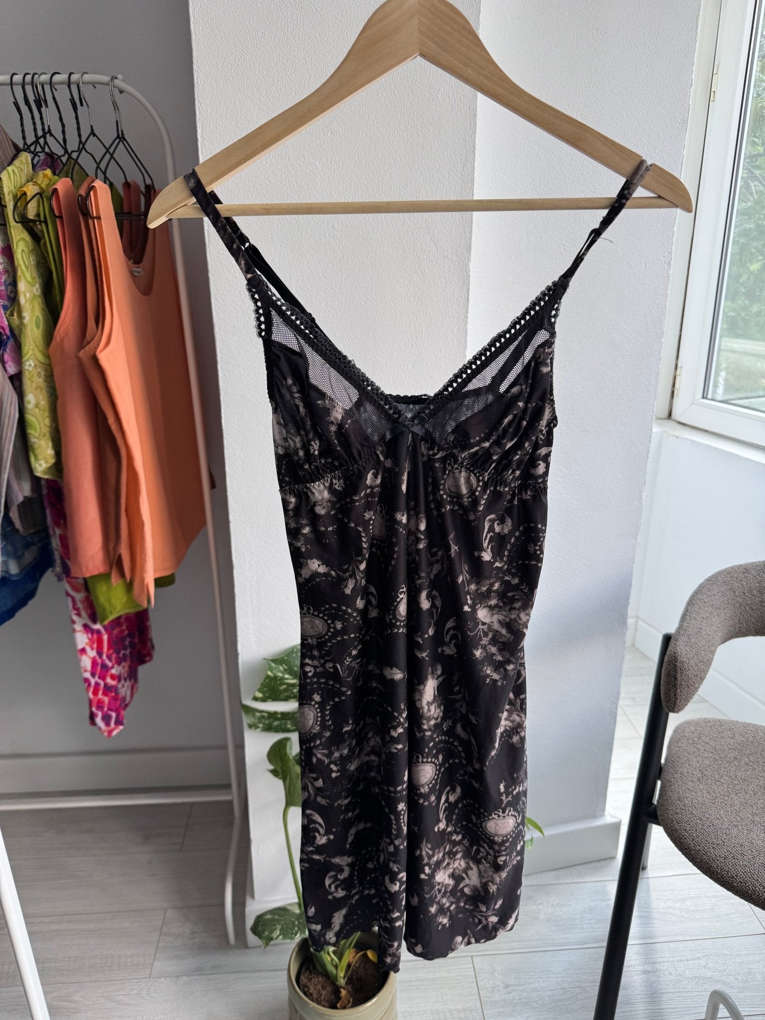 Cami Top Printed Y2K | Stretch – XS/S Damă - anbracaminte