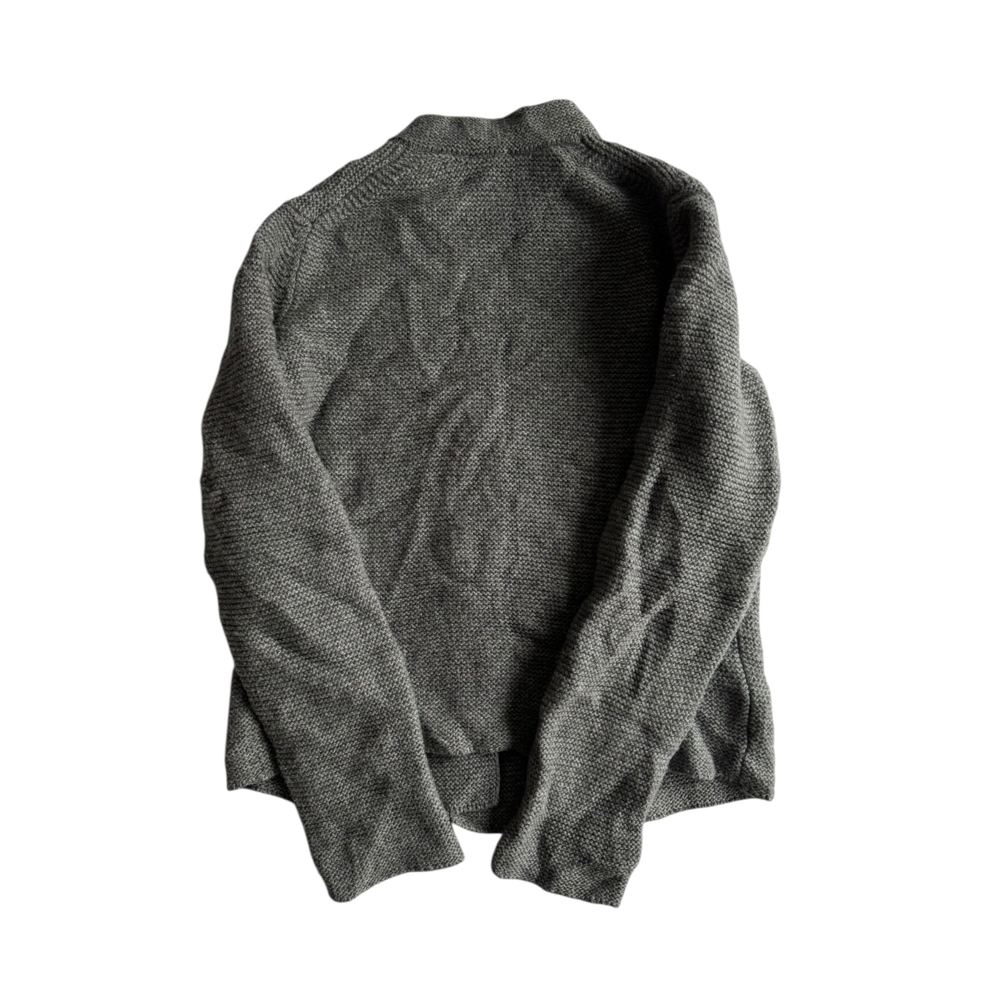 🧶 Cardigan Benetton Gri din Lână – Mărime S Femei - anbracaminte