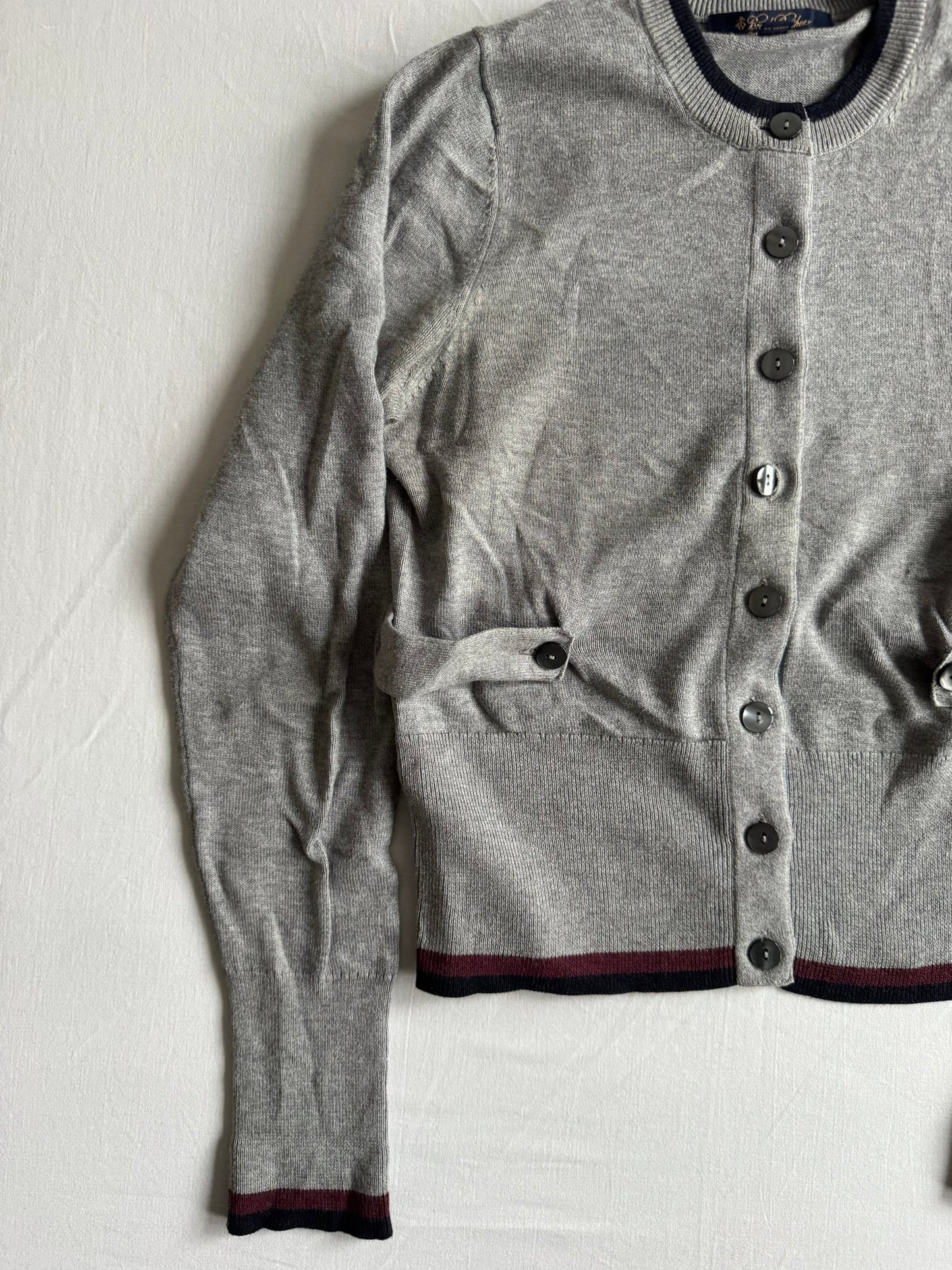 🧶 Cardigan Brooks Brothers Gri – XS Femei - anbracaminte