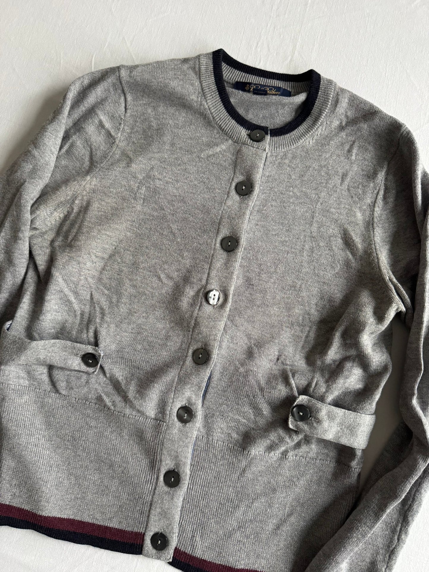 🧶 Cardigan Brooks Brothers Gri – XS Femei - anbracaminte