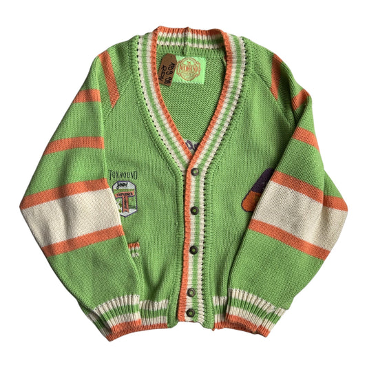 Cardigan Lână Vintage Bărbați | Broderie Grafică | L (4) - anbracaminte