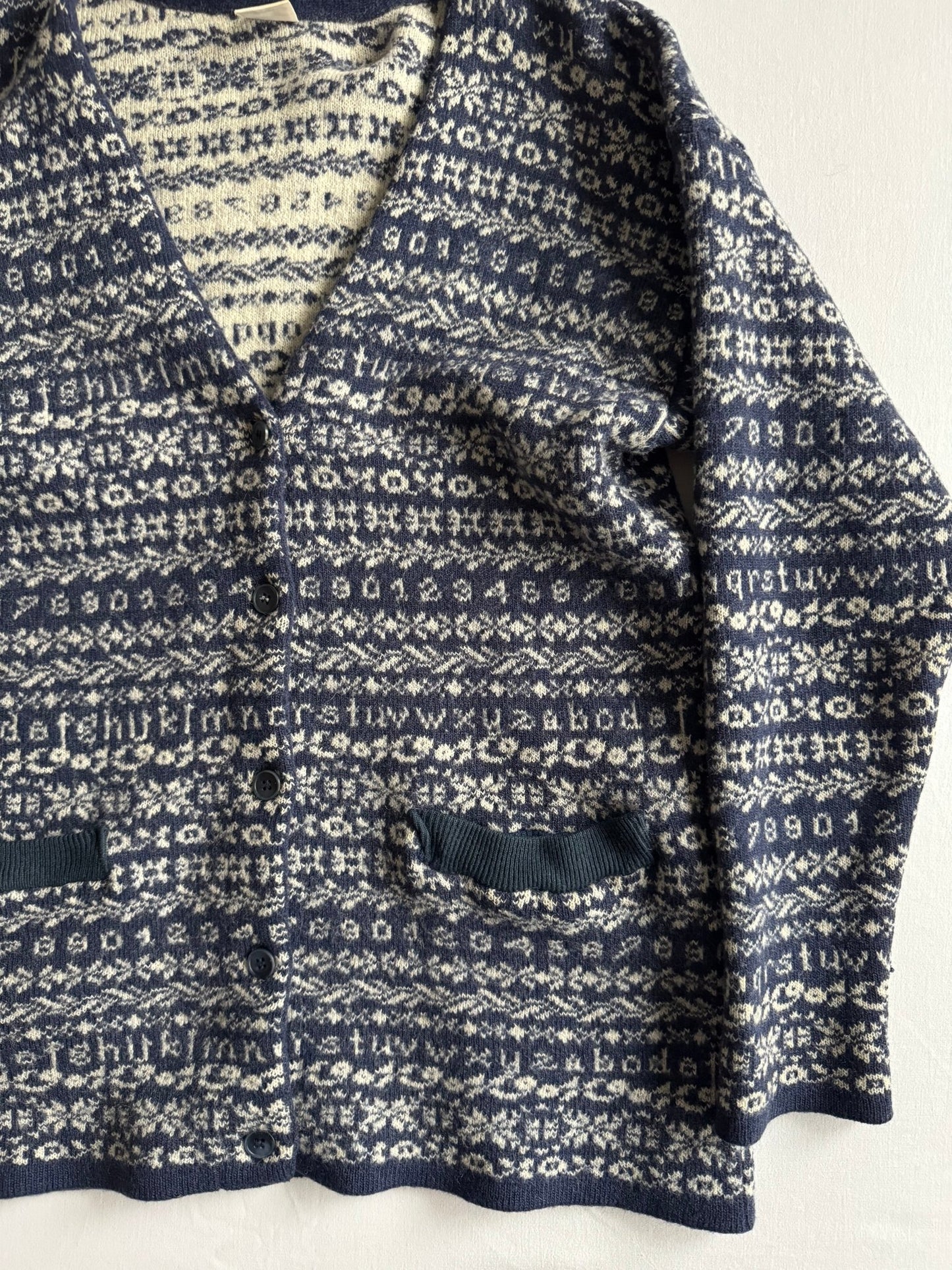 🧶 Cardigan Oilily Vintage cu Model Etnic – Mărime S Femei - anbracaminte