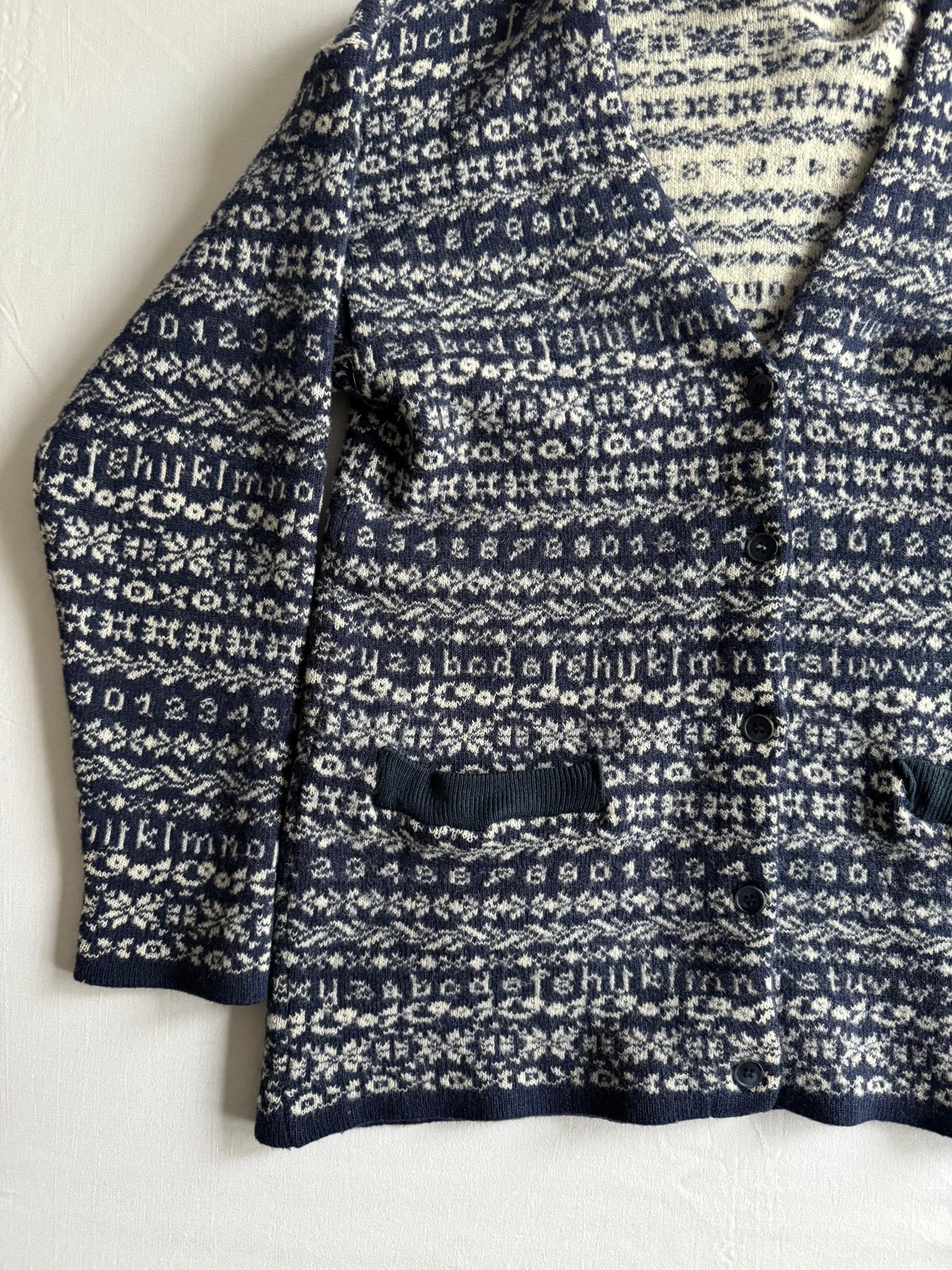 🧶 Cardigan Oilily Vintage cu Model Etnic – Mărime S Femei - anbracaminte