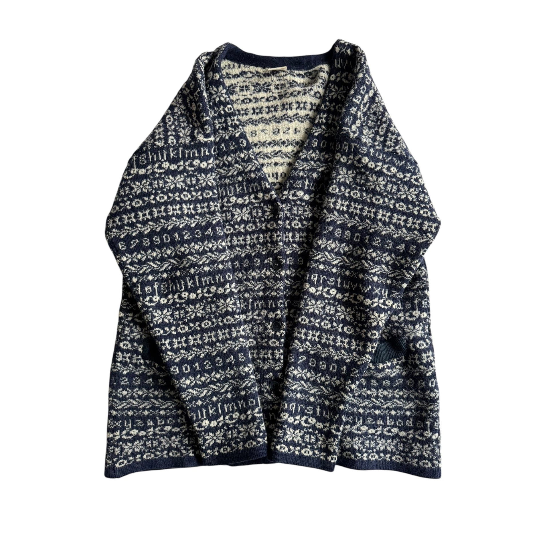 🧶 Cardigan Oilily Vintage cu Model Etnic – Mărime S Femei - anbracaminte