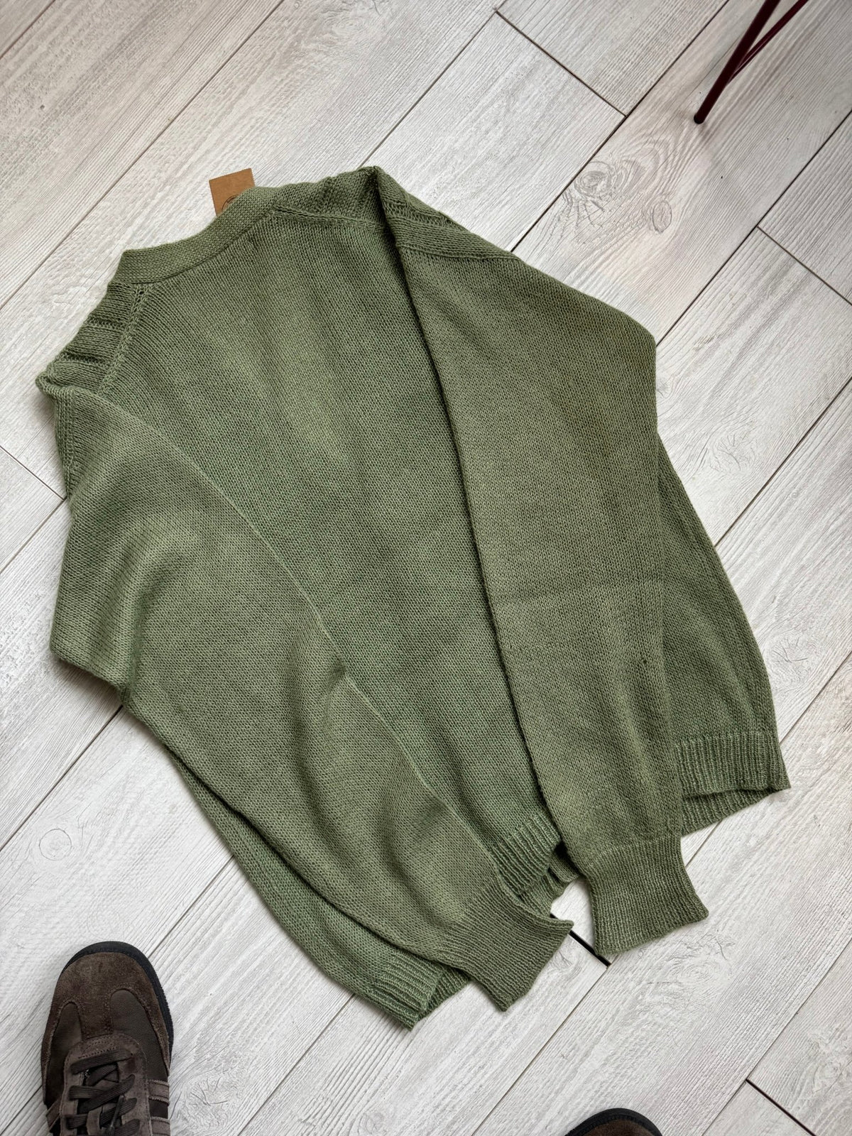Cardigan Verde Vintage Bărbați | Anii ’50–’60 | M - anbracaminte
