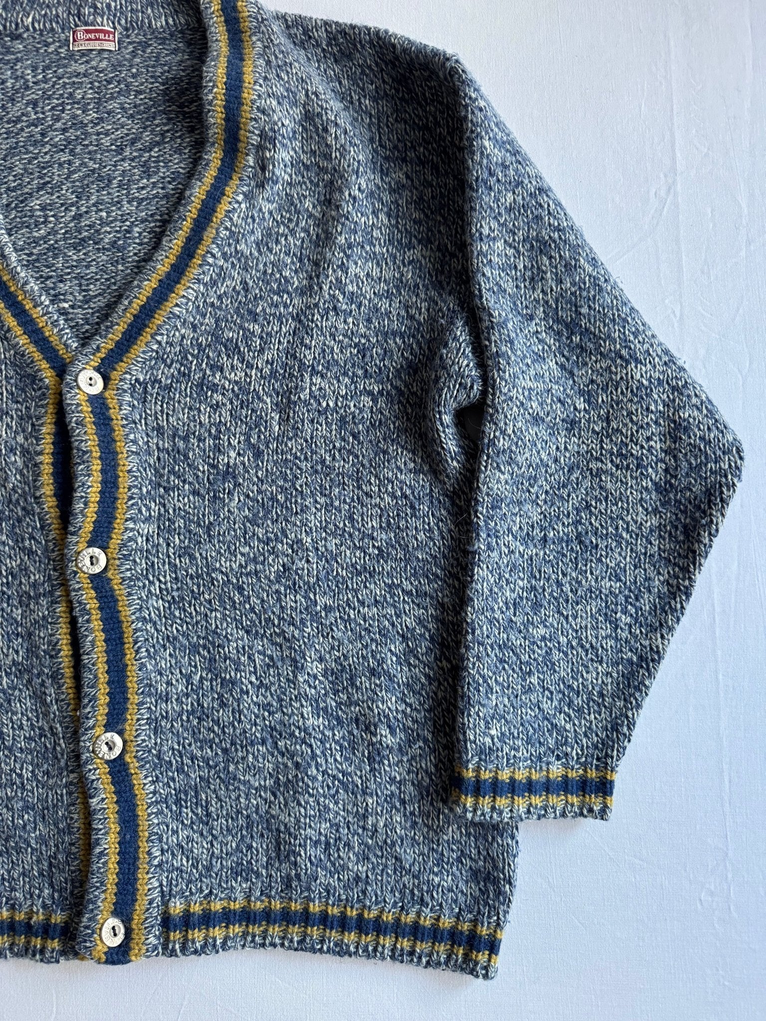 🧶 Cardigan Vintage 80’s Boneville / Massimo Osti Era (Mărime M) - anbracaminte
