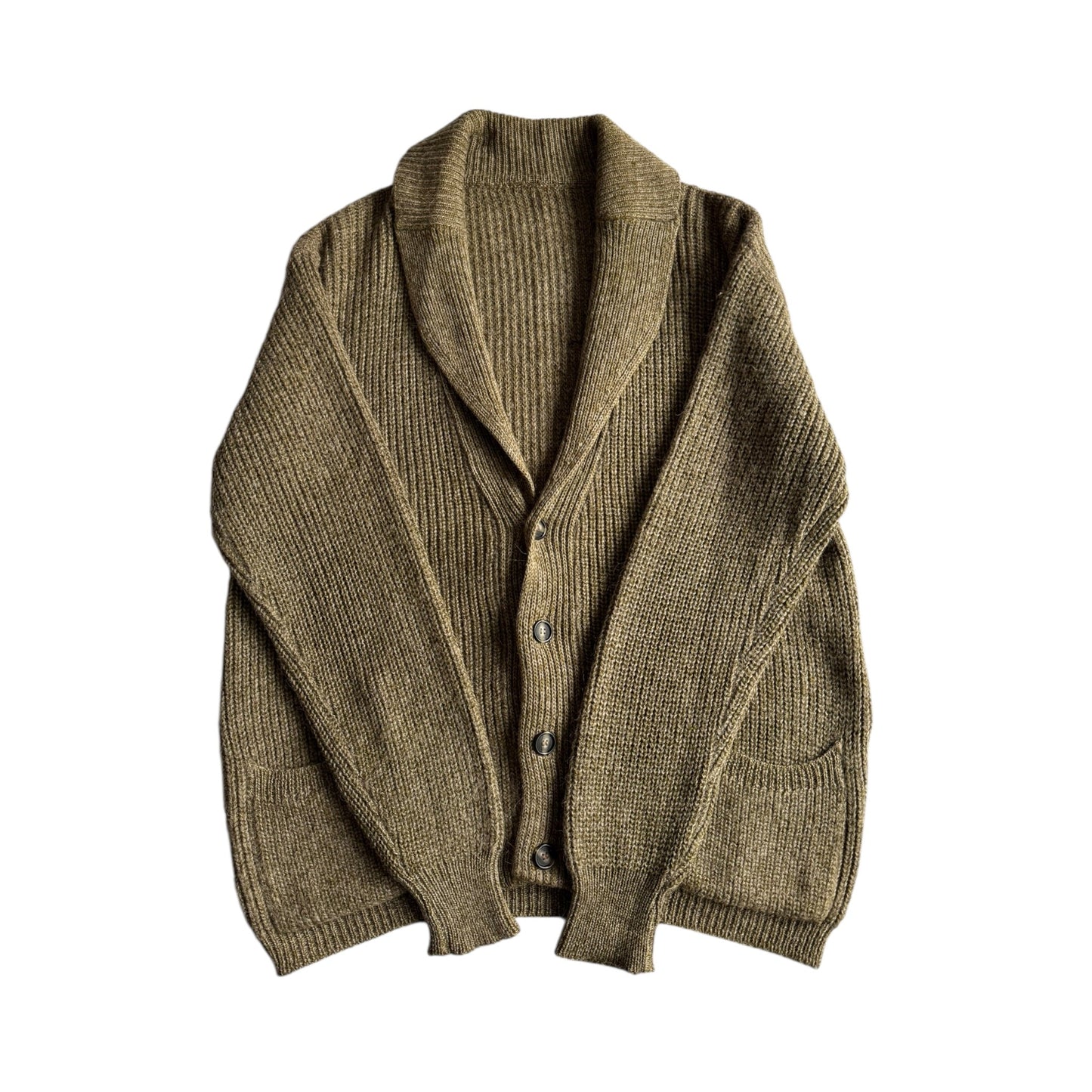 🧶 Cardigan Vintage Bărbați din Lână, Alpaca și Acril – L / XL - anbracaminte