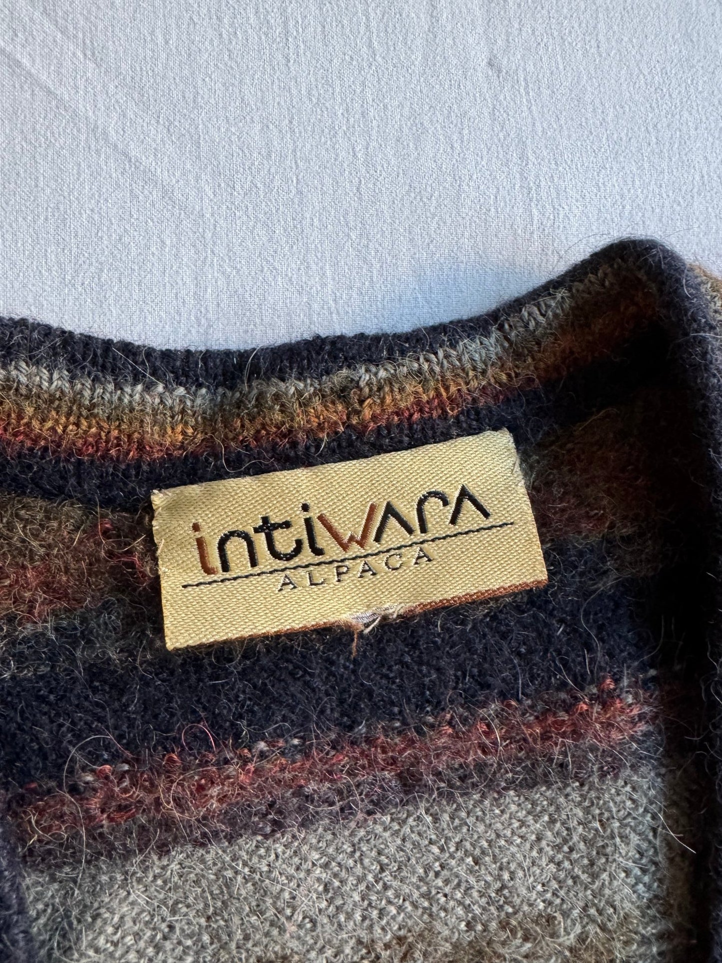 🦙 Cardigan Vintage cu Model Etnic (Mărime aproximativă M barbati) - anbracaminte