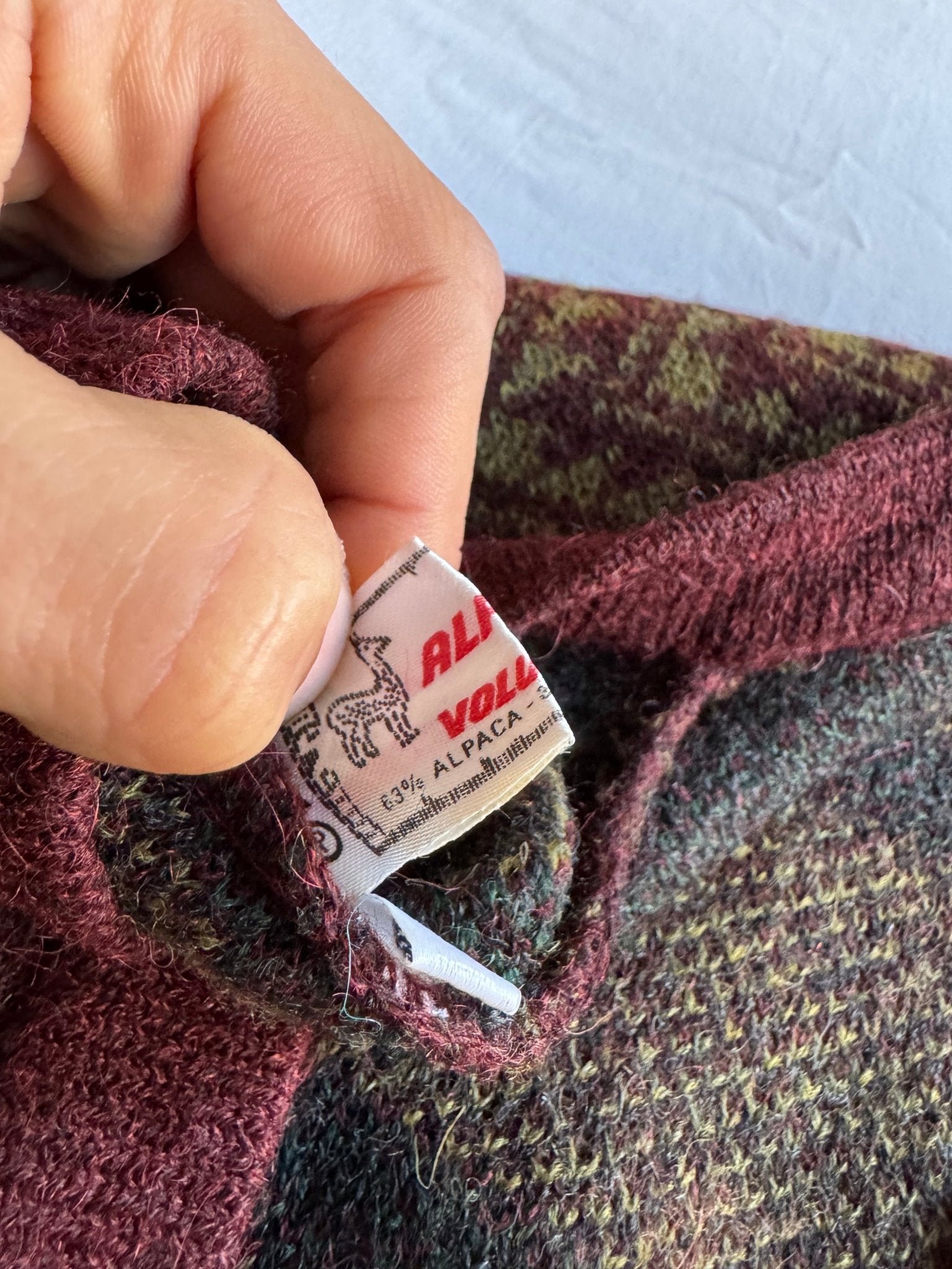 🧶 Cardigan Vintage cu Model Etnic / Tricot Patterned (Mărime 52 - L) - anbracaminte