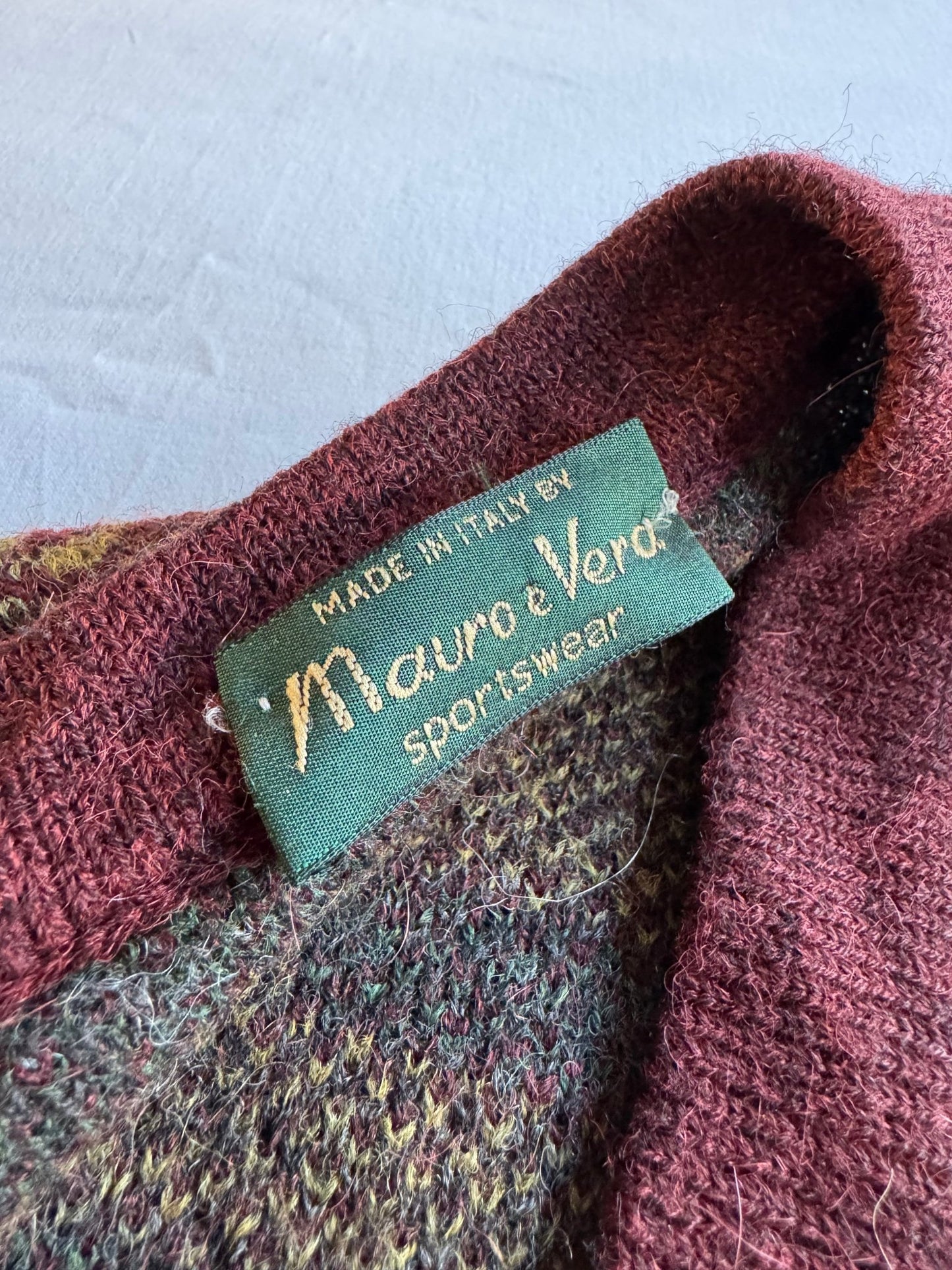 🧶 Cardigan Vintage cu Model Etnic / Tricot Patterned (Mărime 52 - L) - anbracaminte
