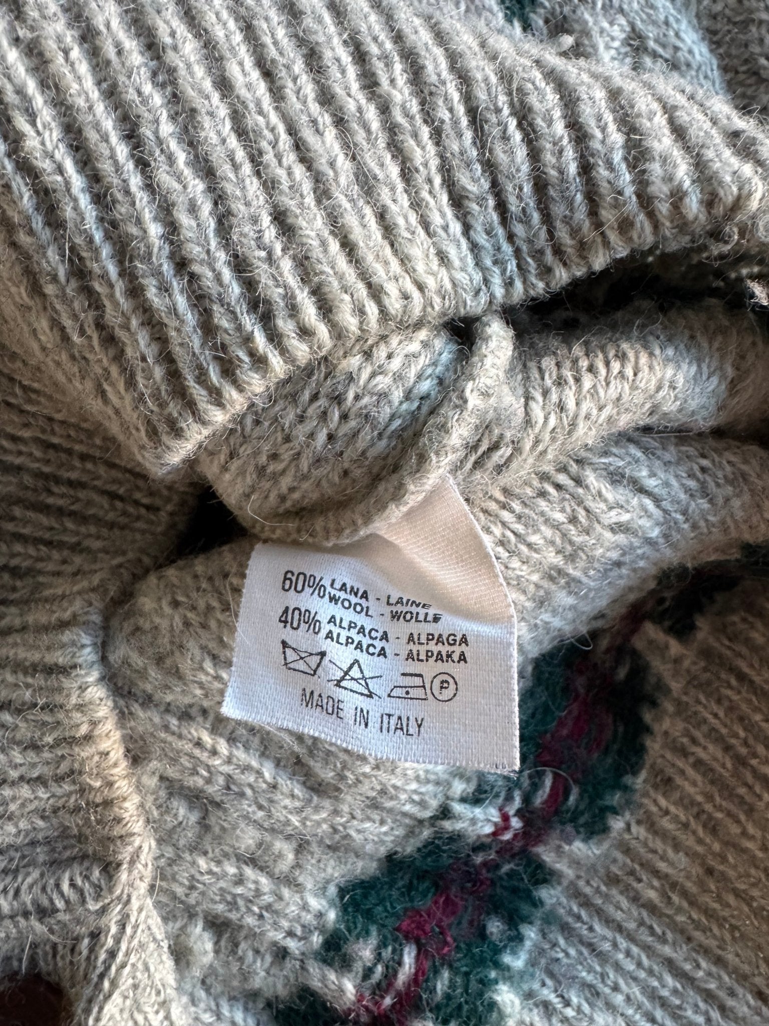 🧶 Cardigan Vintage cu Motive Mici / Tricot Fin (Mărime 48 - M) - anbracaminte