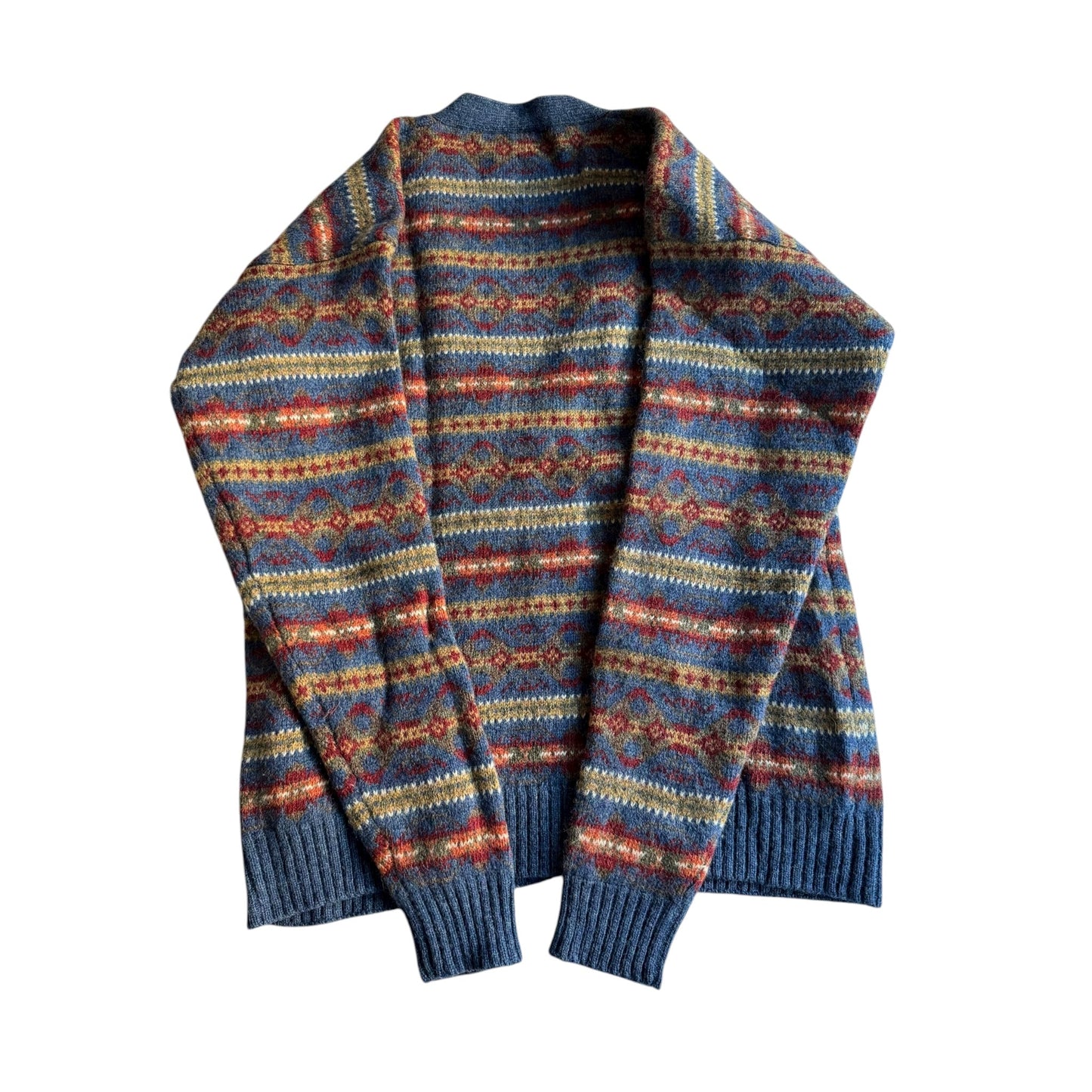 🧶 Cardigan Vintage cu Motive / Tricot (Mărime L) - anbracaminte