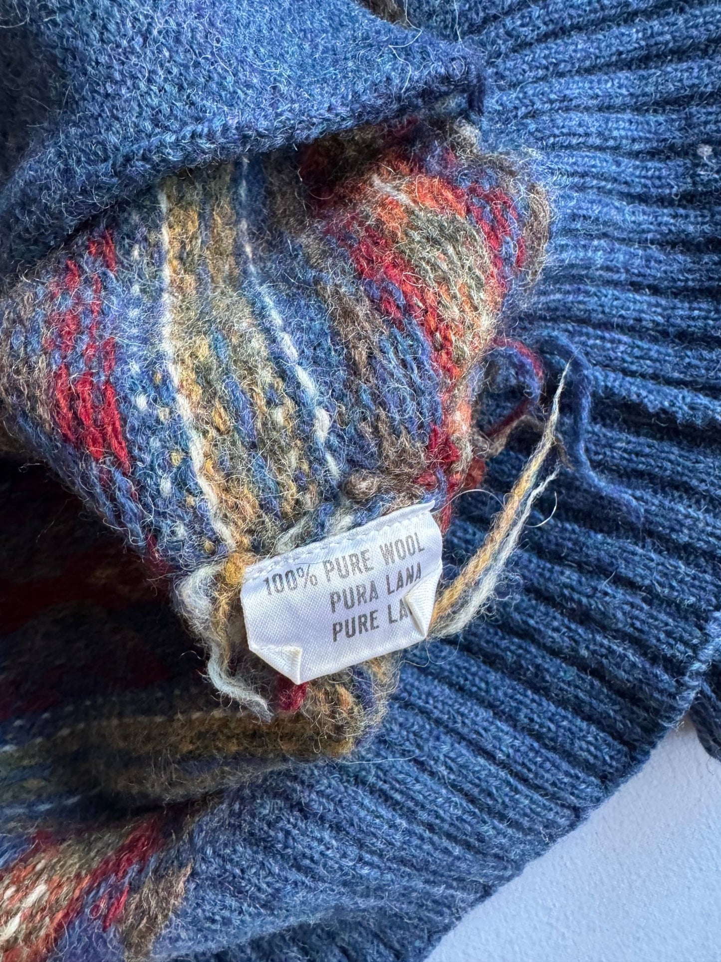 🧶 Cardigan Vintage cu Motive / Tricot (Mărime L) - anbracaminte