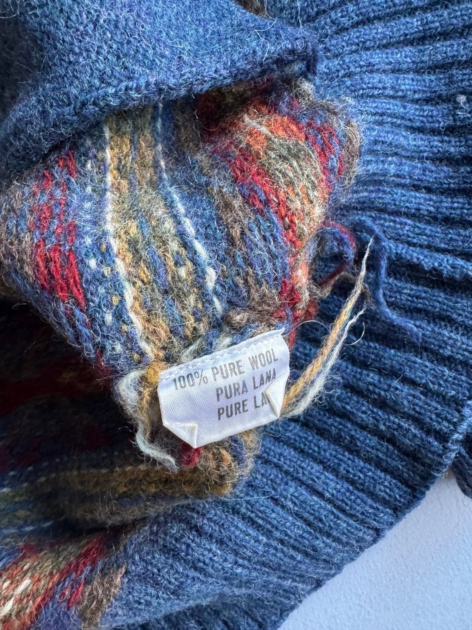 🧶 Cardigan Vintage cu Motive / Tricot (Mărime L) - anbracaminte