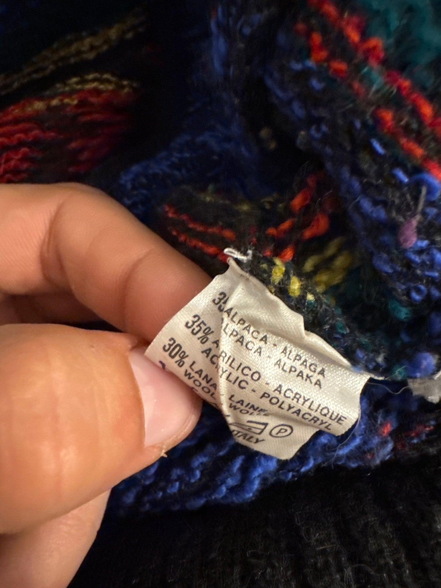 🧶 Cardigan Vintage cu Pattern Etnic / Mărime IT 44 (L Femei) - anbracaminte