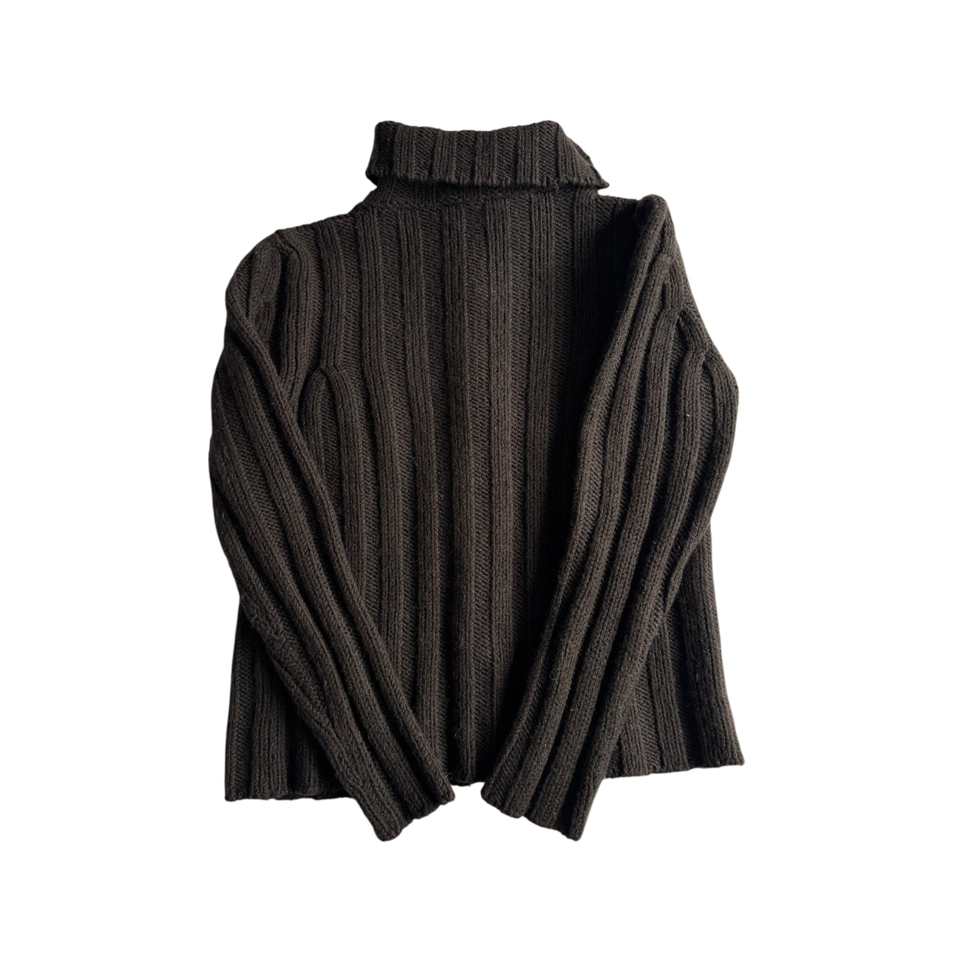 🧶 Cardigan Vintage Damă Maro Închis din Lână și Acril – aprox. S / M - anbracaminte