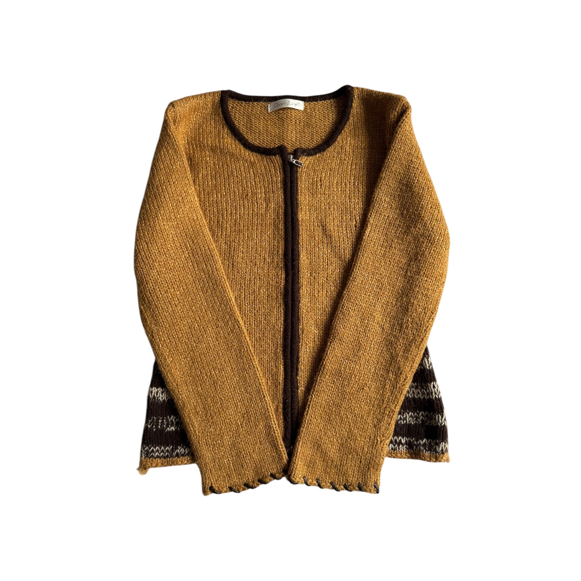 🧶 Cardigan Vintage Damă Tricotat din Lână – Aprox. M/L - anbracaminte