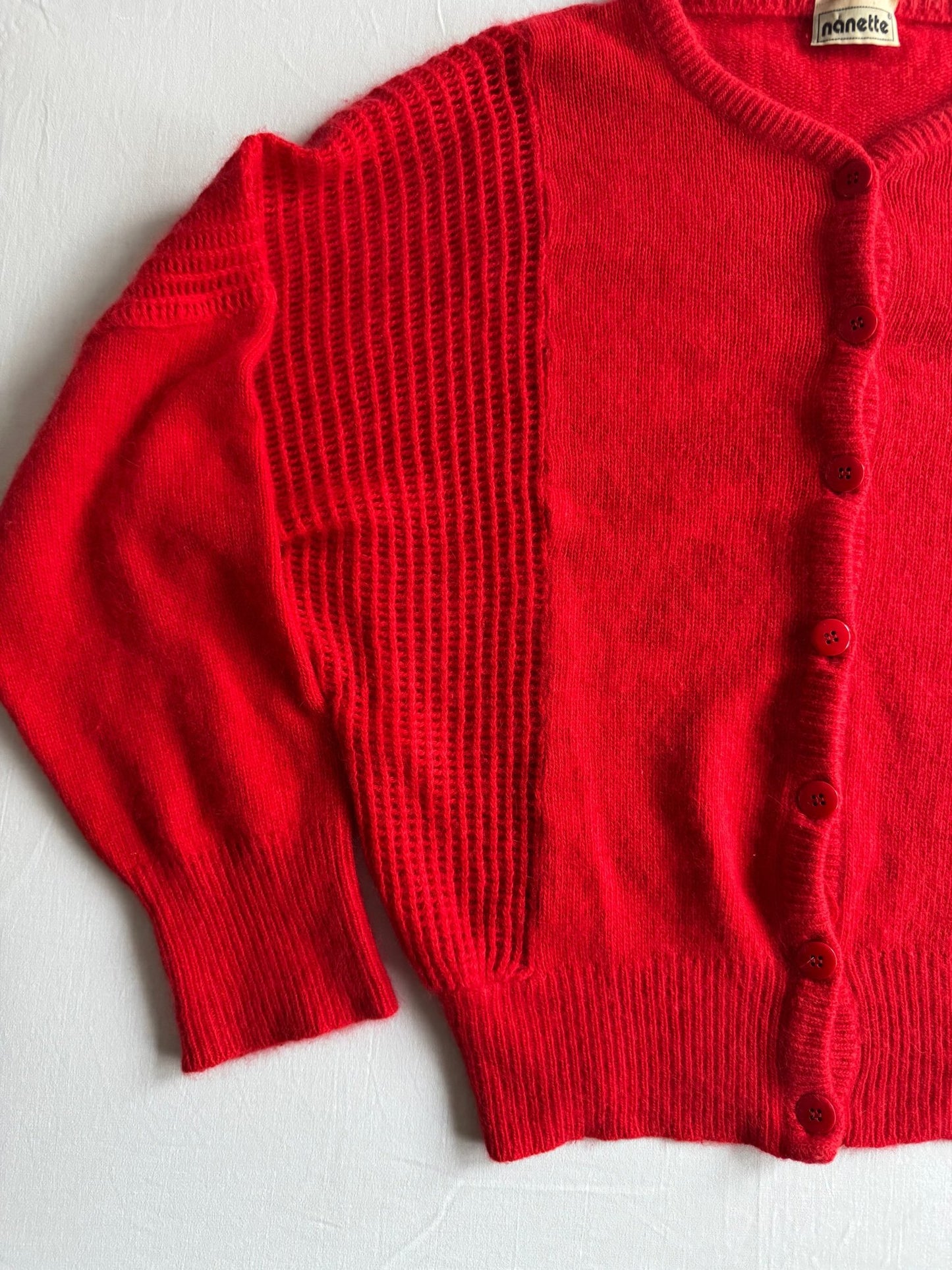 🍒 Cardigan Vintage Nanette din Cașmir – Mărime M Femei - anbracaminte