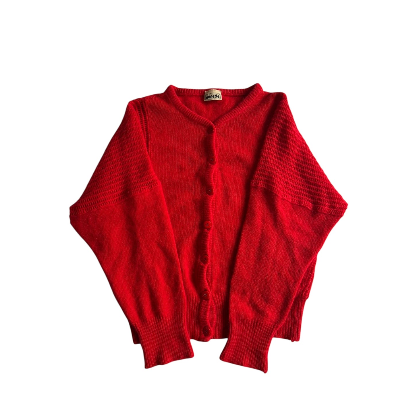 🍒 Cardigan Vintage Nanette din Cașmir – Mărime M Femei - anbracaminte