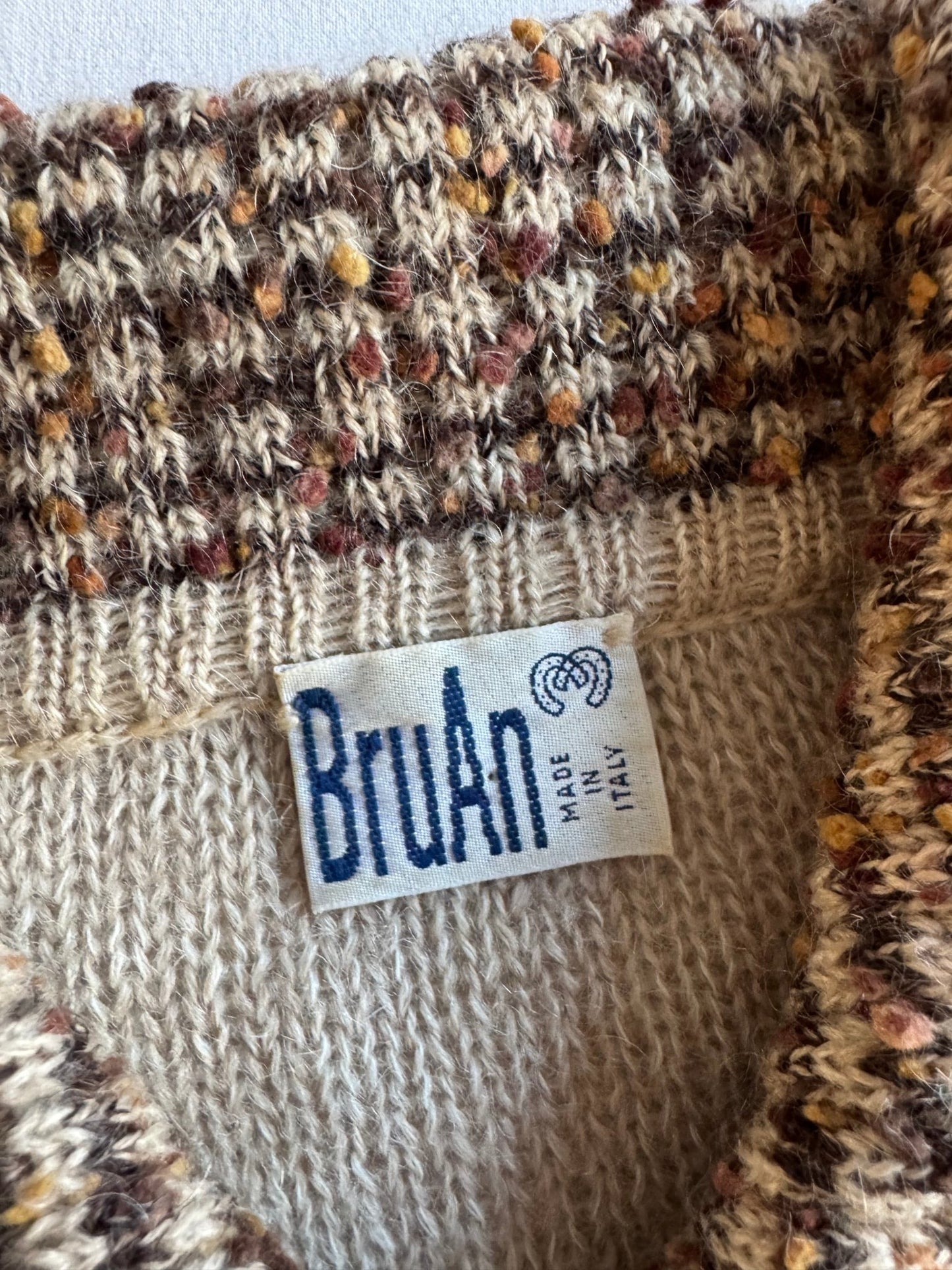 🧶 Cardigan Vintage Oatmeal / Super Kid Mohair Blend (Mărime 50 - L) - anbracaminte