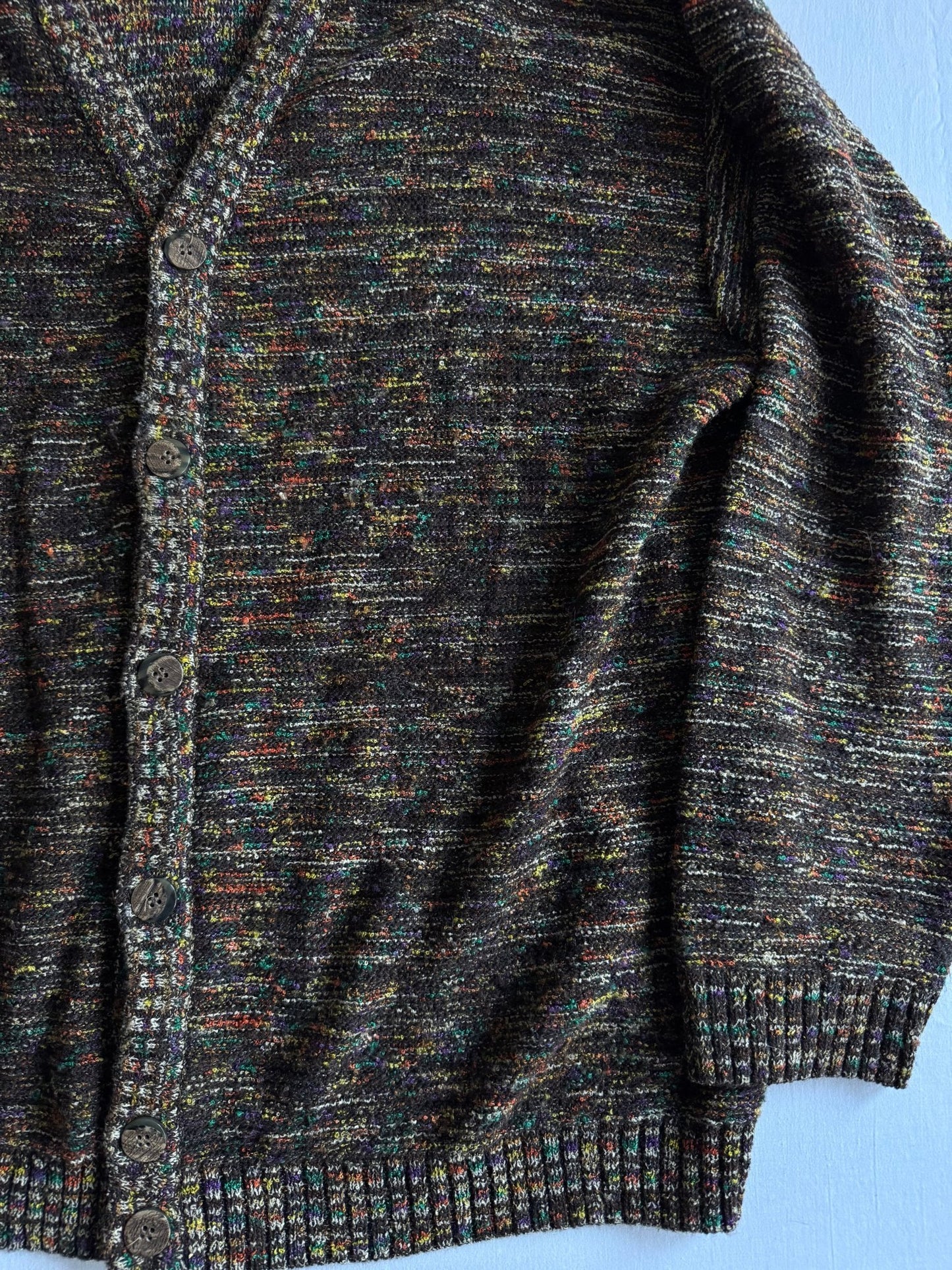 🧶 Cardigan Vintage Texturat / Tricot Italian (Mărime 52 - XL) - anbracaminte