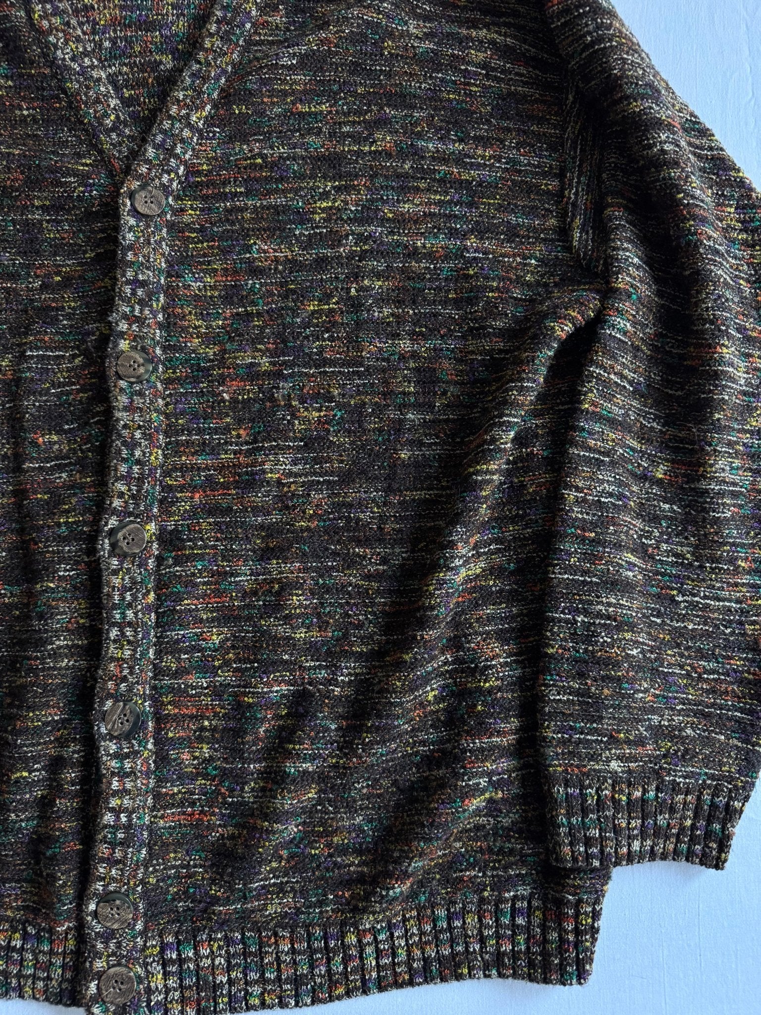 🧶 Cardigan Vintage Texturat / Tricot Italian (Mărime 52 - XL) - anbracaminte