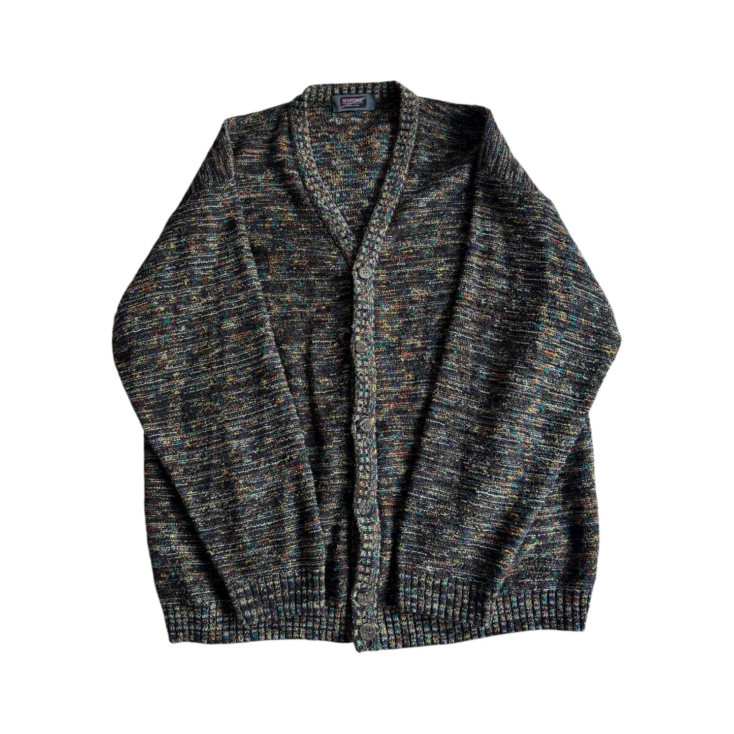 🧶 Cardigan Vintage Texturat / Tricot Italian (Mărime 52 - XL) - anbracaminte
