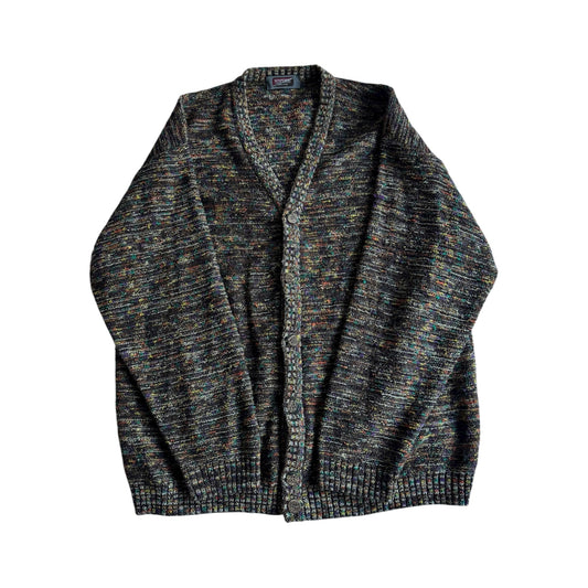 🧶 Cardigan Vintage Texturat / Tricot Italian (Mărime 52 - XL) - anbracaminte