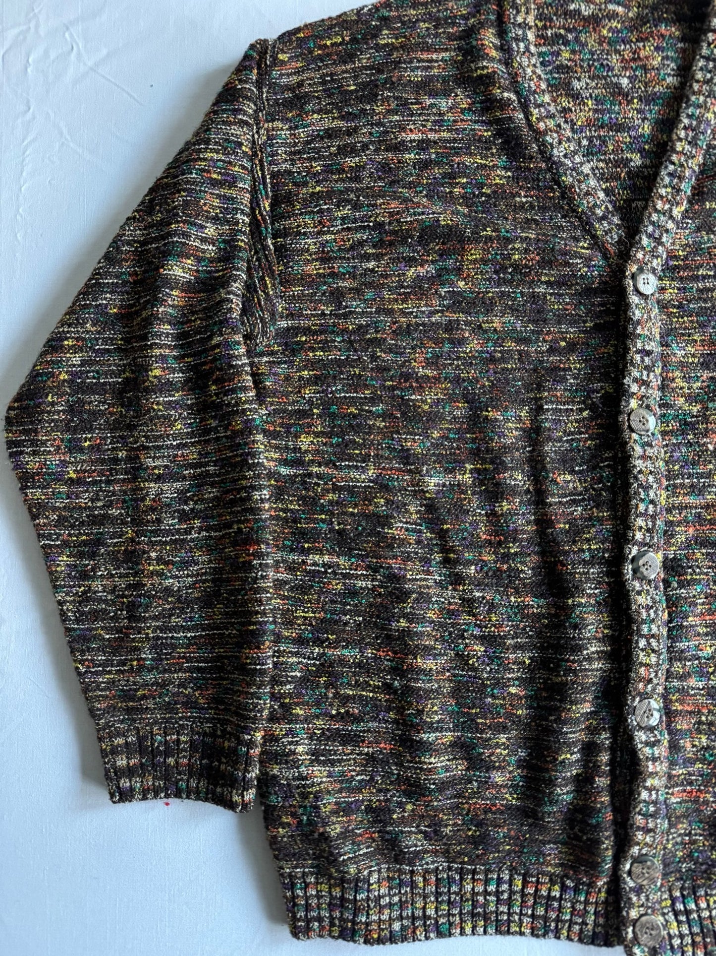 🧶 Cardigan Vintage Texturat / Tricot Italian (Mărime 52 - XL) - anbracaminte
