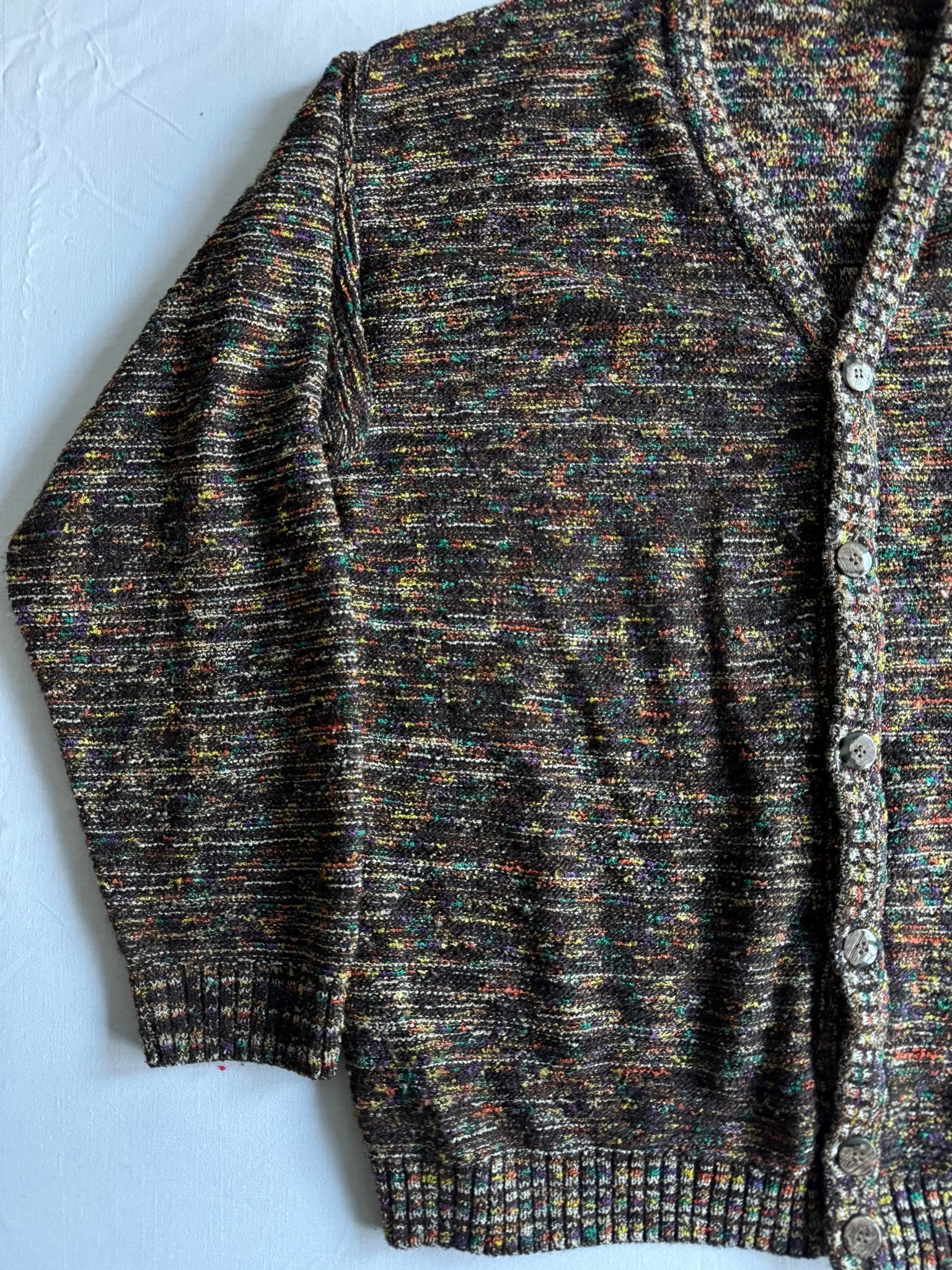 🧶 Cardigan Vintage Texturat / Tricot Italian (Mărime 52 - XL) - anbracaminte