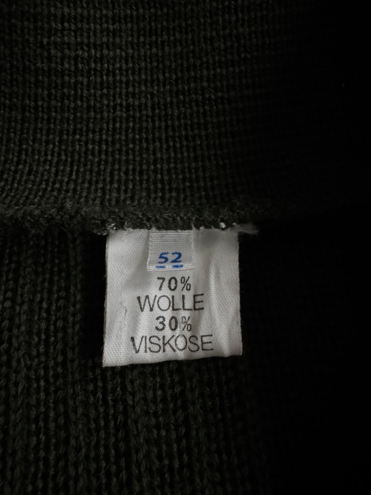 🧶 Cardigan vintage verde închis din lână | mărimea L bărbați (52) - anbracaminte