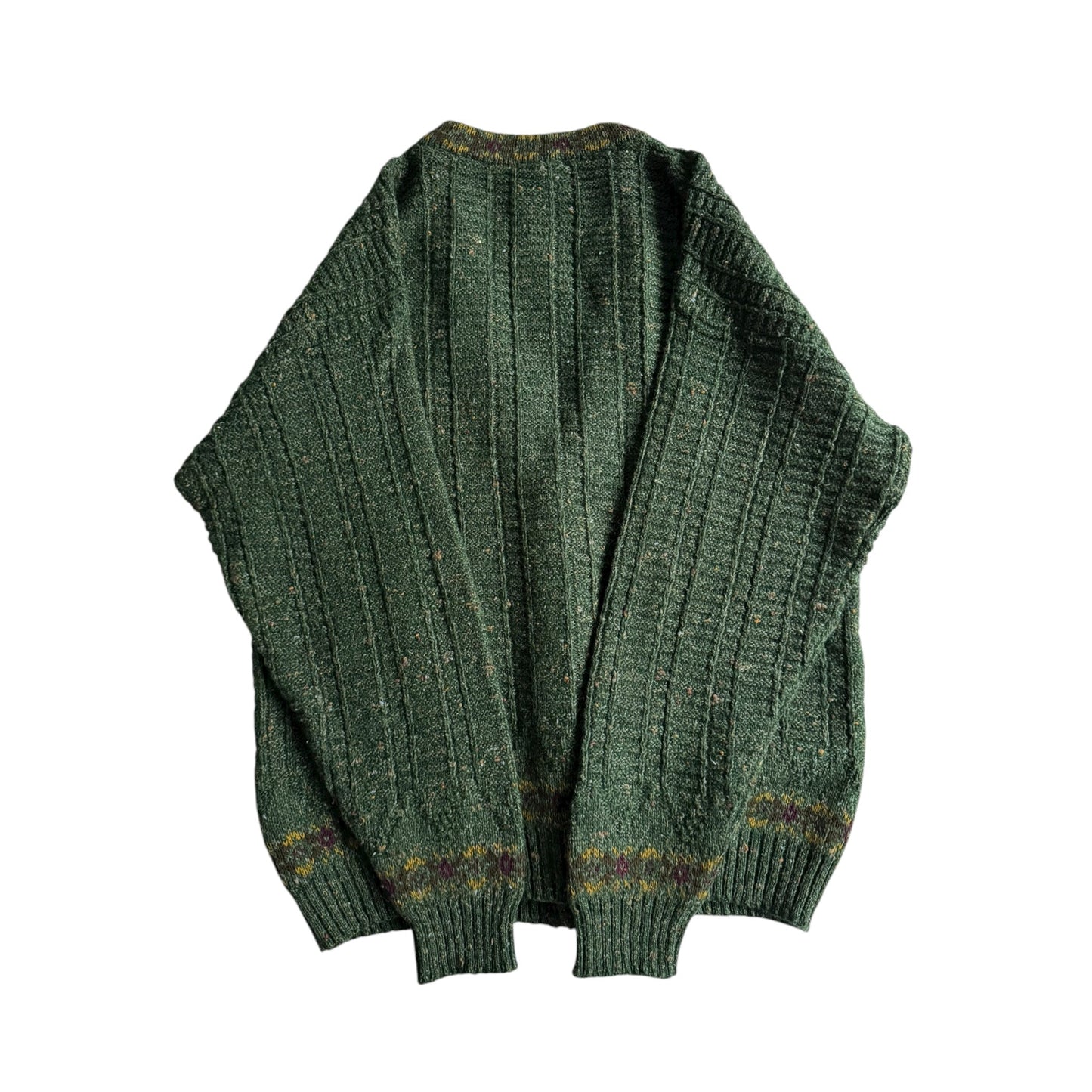 🧶 Cardigan Vintage Verde / Tricot (Mărime M) - anbracaminte