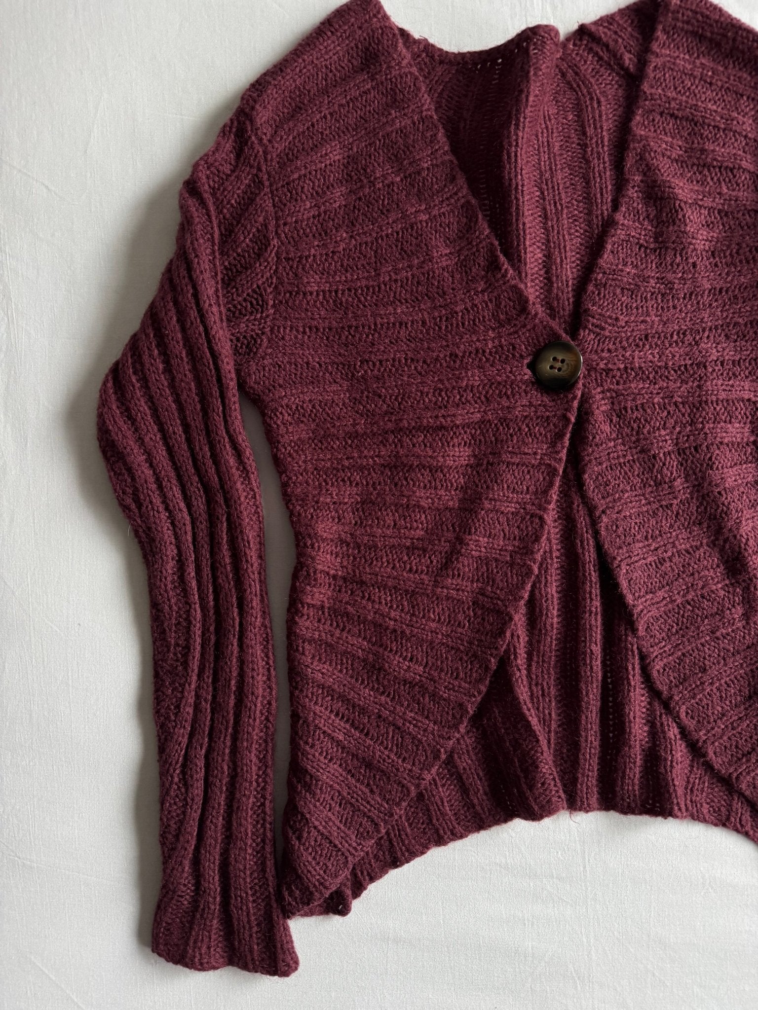 🧶 Cardigan Y2K Damă din Super Kid Mohair și Lână – aprox. M - anbracaminte