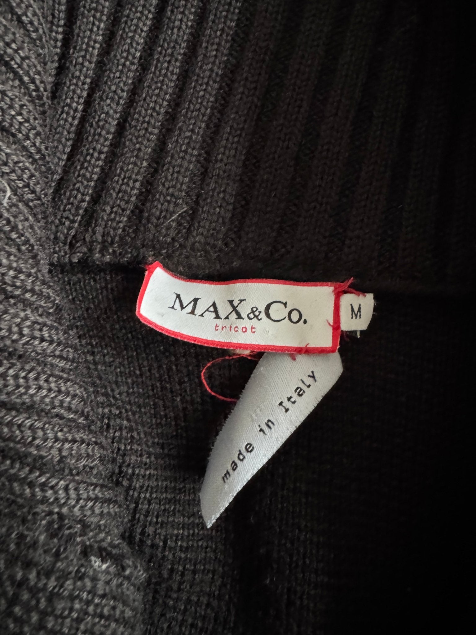 🖤 Cardigan Y2K Damă Max & Co. Negru – M - anbracaminte