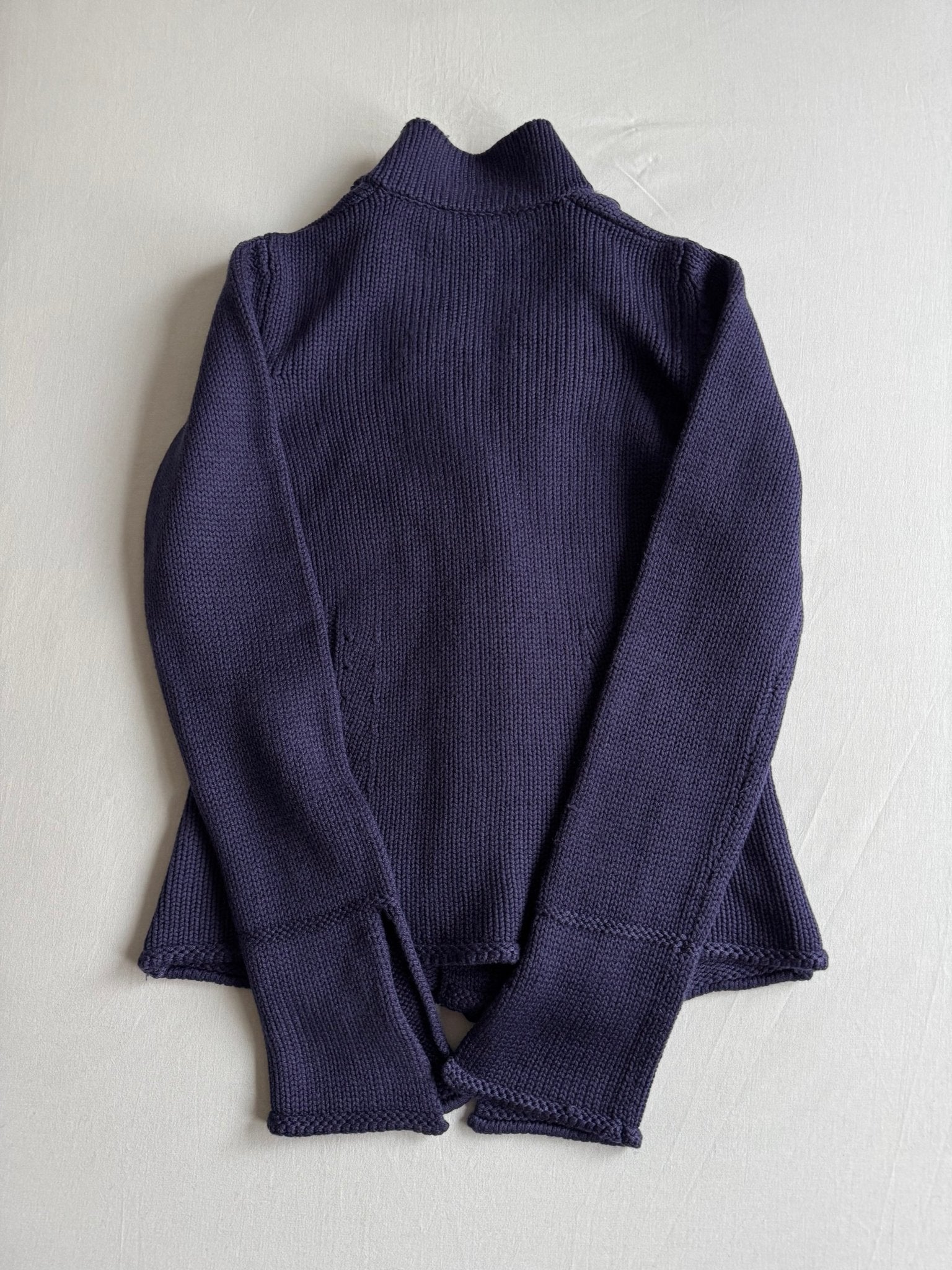🙆‍♀️ Cardigan Y2K Damă Mov Închis din Lână Merino – aprox. S / M - anbracaminte