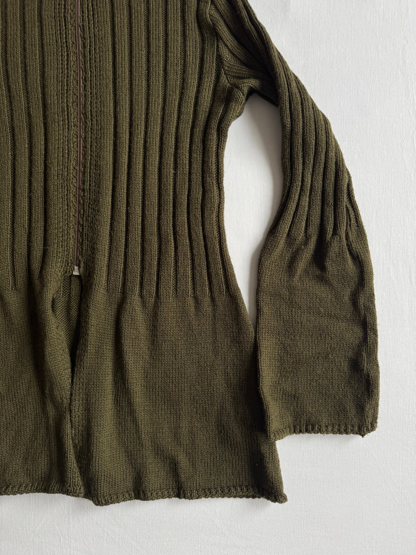 🧶 Cardigan Y2K Damă Pennyblack Verde Închis – M - anbracaminte